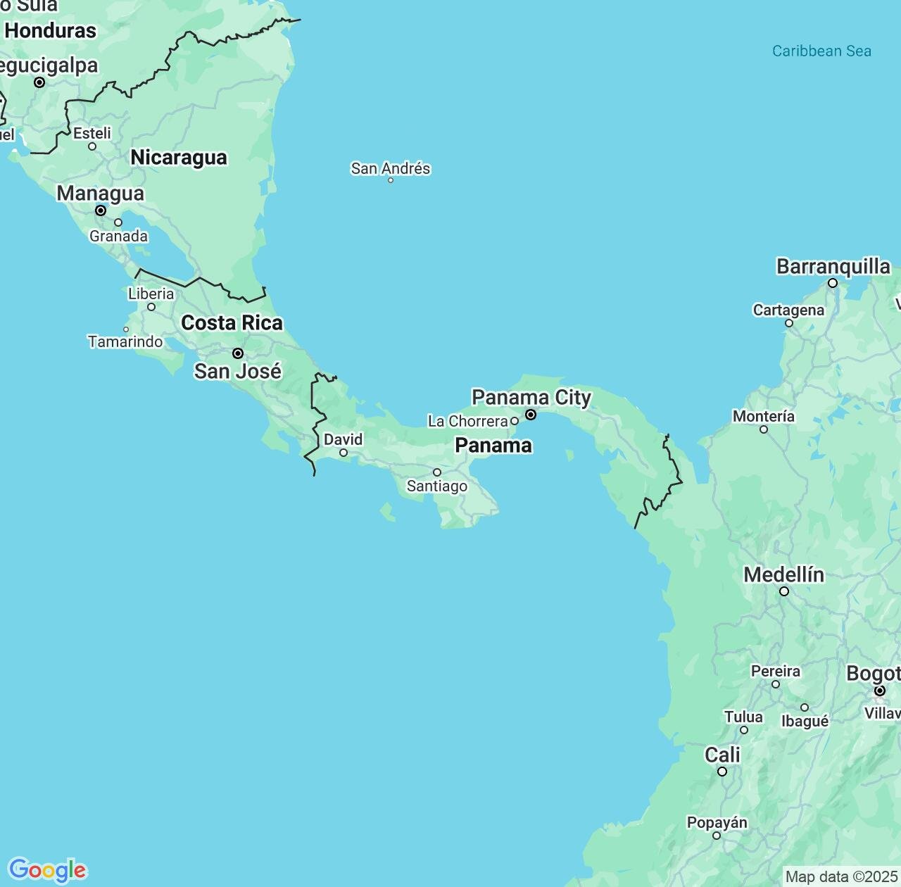 Map image for Intellectual Property Lawyers in Panama and Central America IP firms at coordinates  ; .