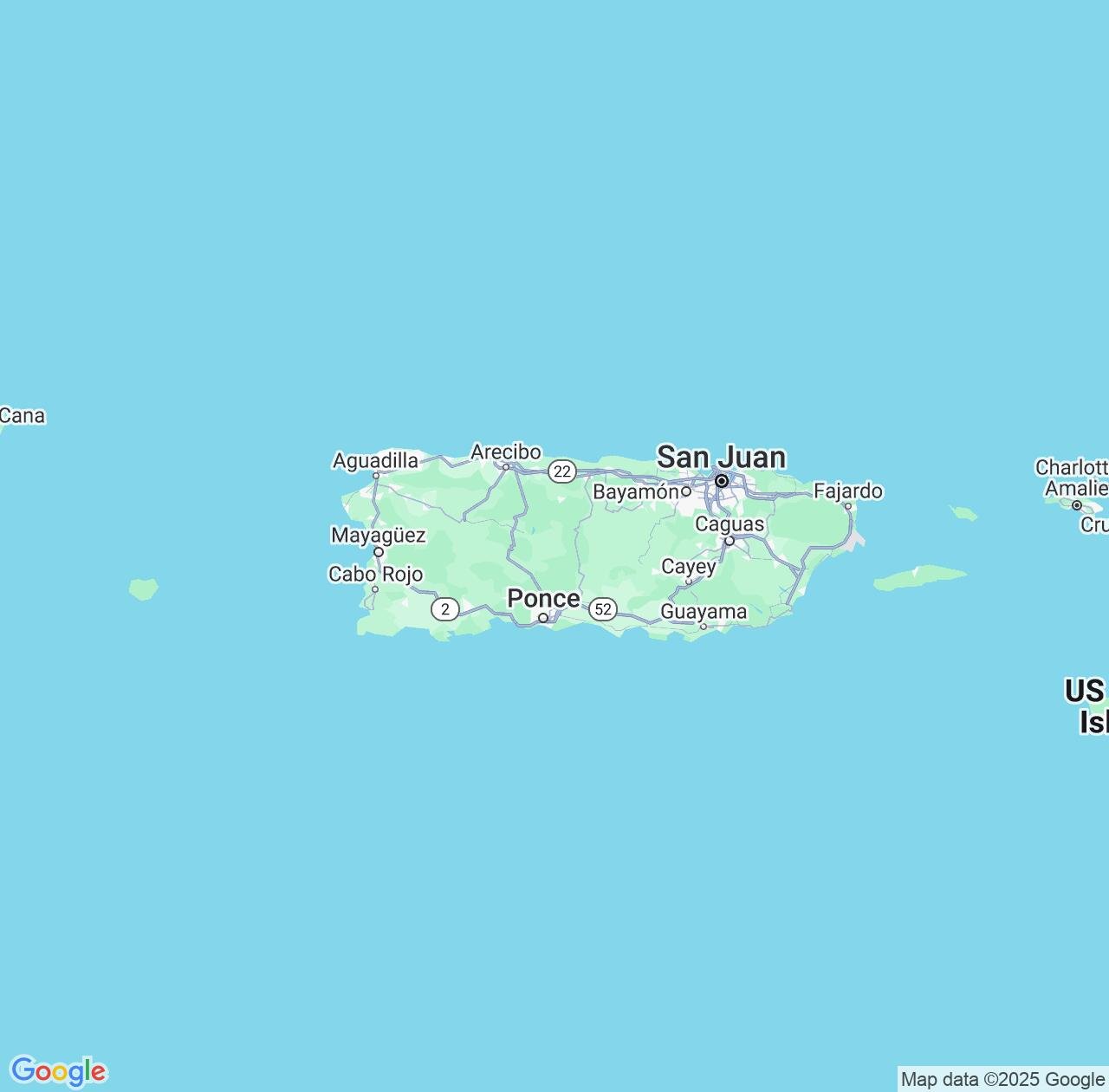 Map image for Intellectual Property Lawyers in Puerto Rico and Central America IP firms at coordinates  ; .