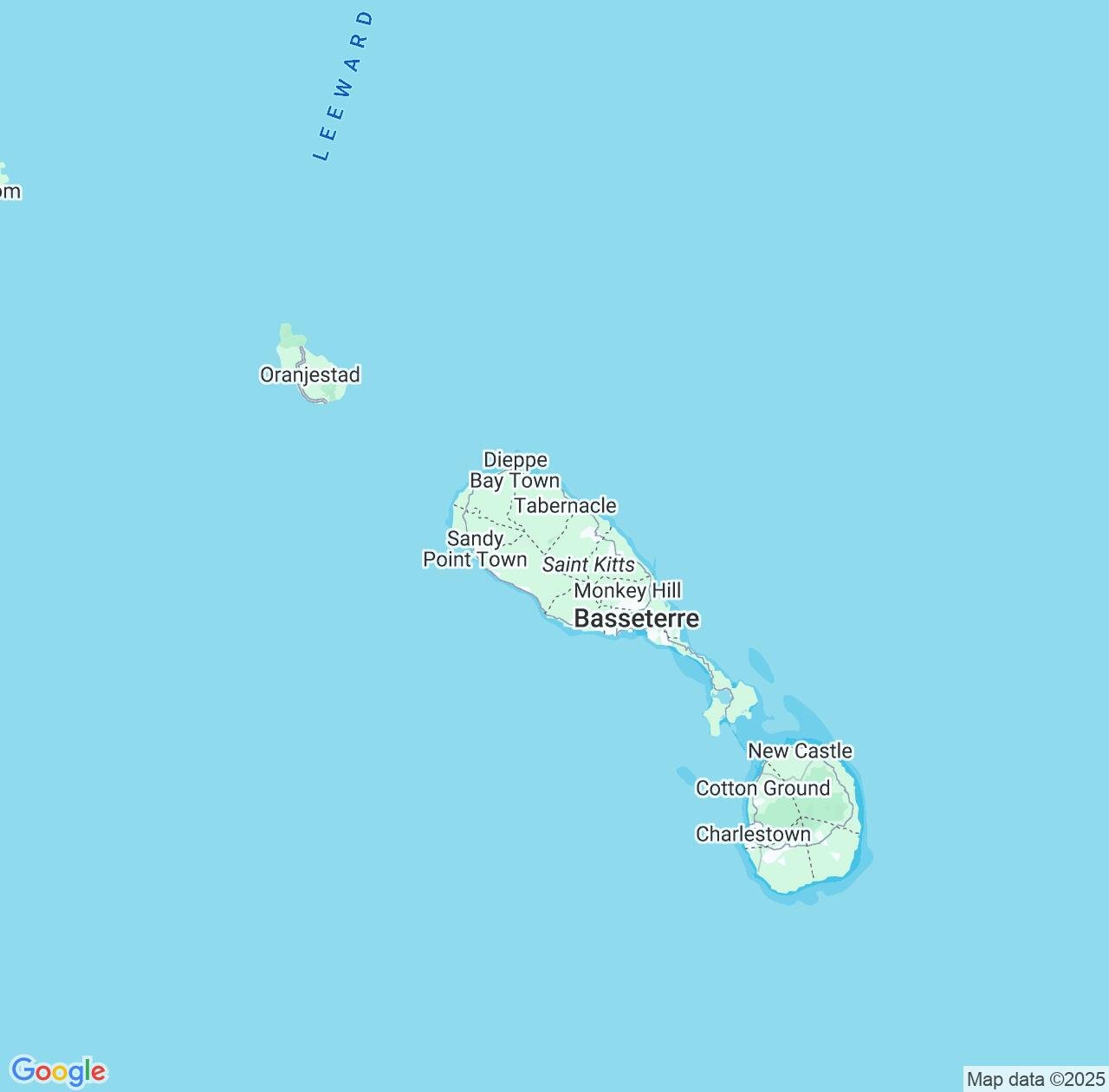 Map image for Intellectual Property Lawyers in Saint Kitts and Nevis and Central America IP firms at coordinates  ; .
