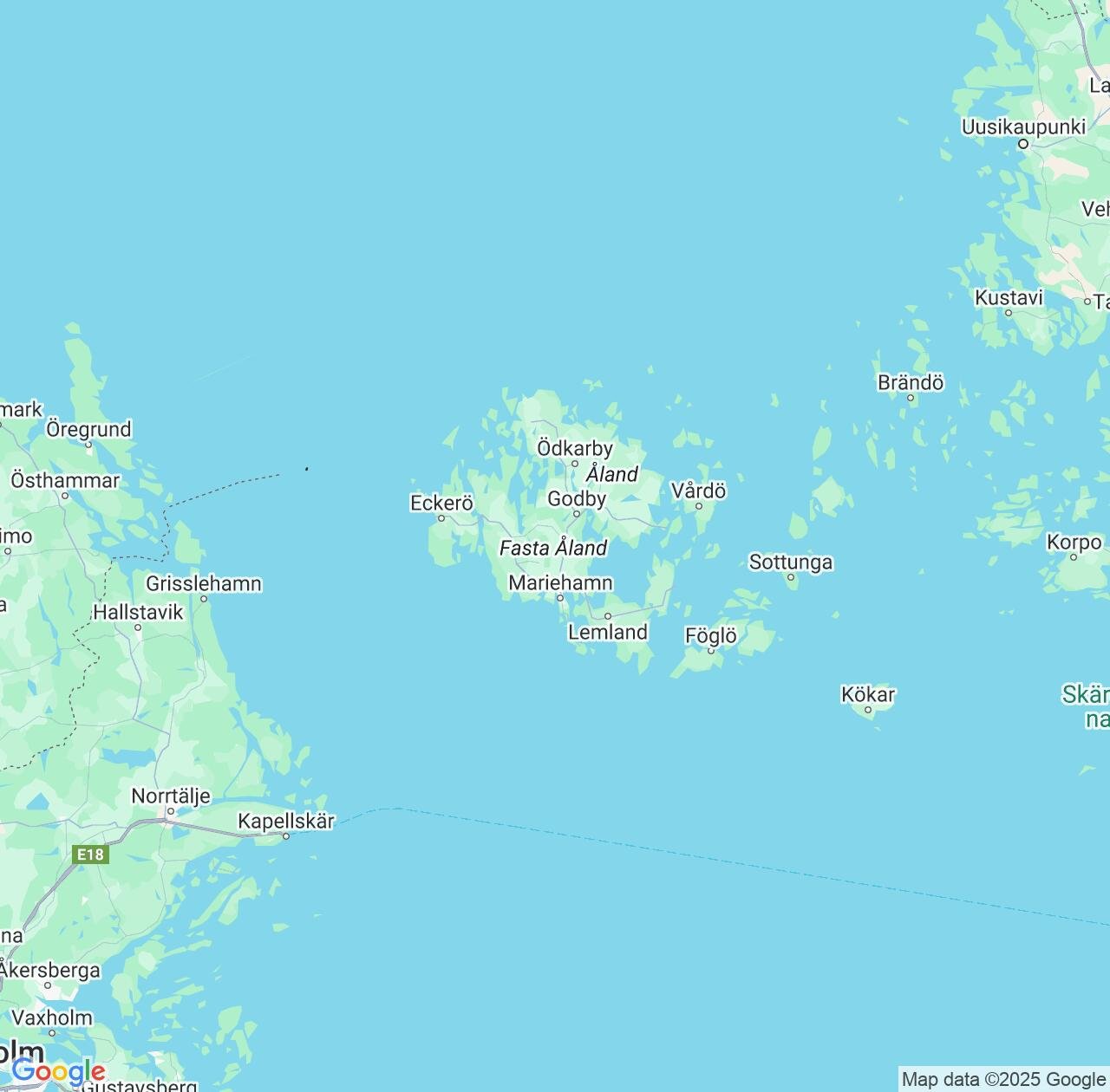 Map image for Intellectual Property Lawyers in Aland Islands and Europe IP firms at coordinates  ; .