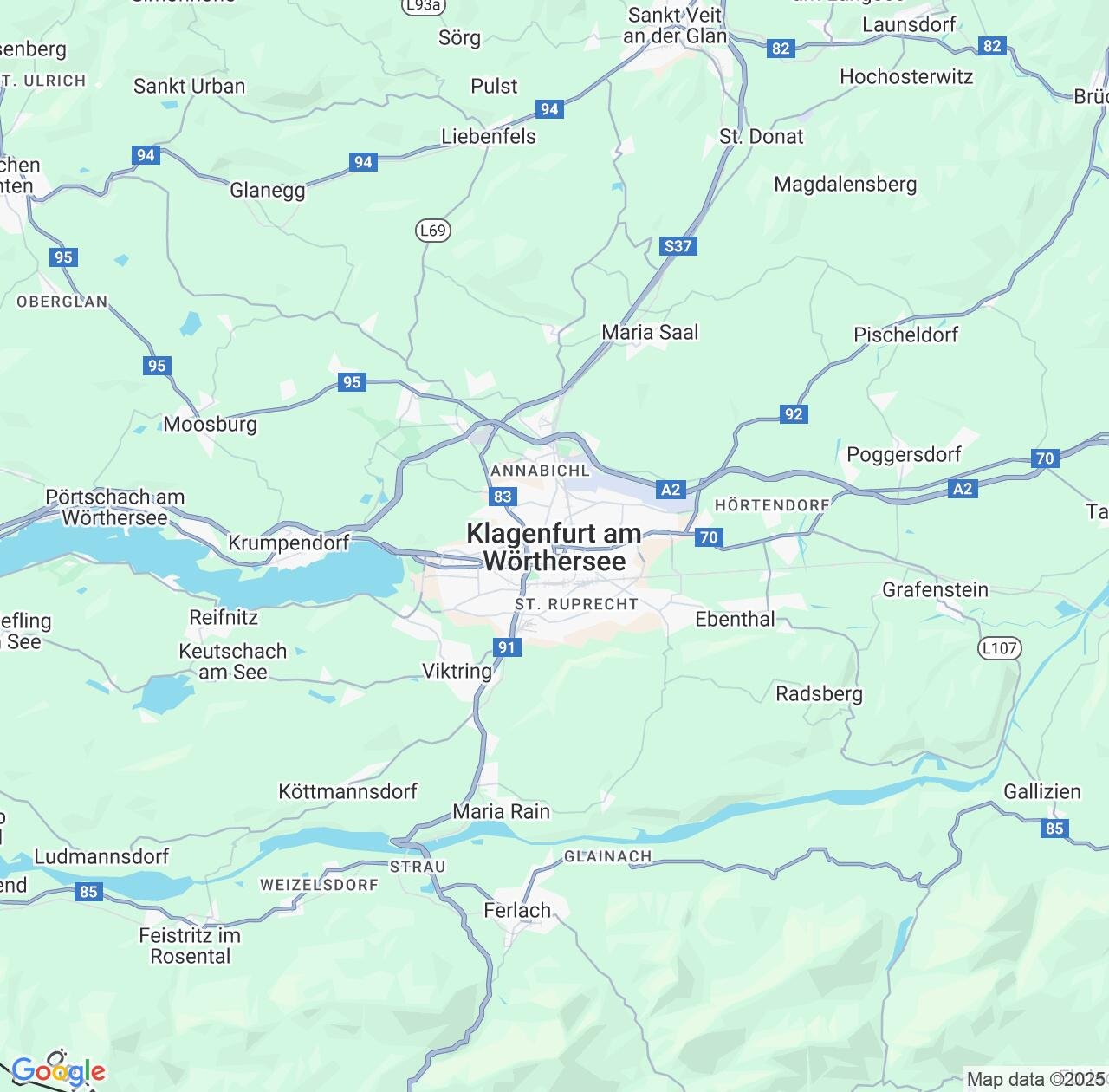 Map image for Intellectual Property Lawyers in Klagenfurt am Woerthersee and Carinthia IP firms at coordinates  ; .
