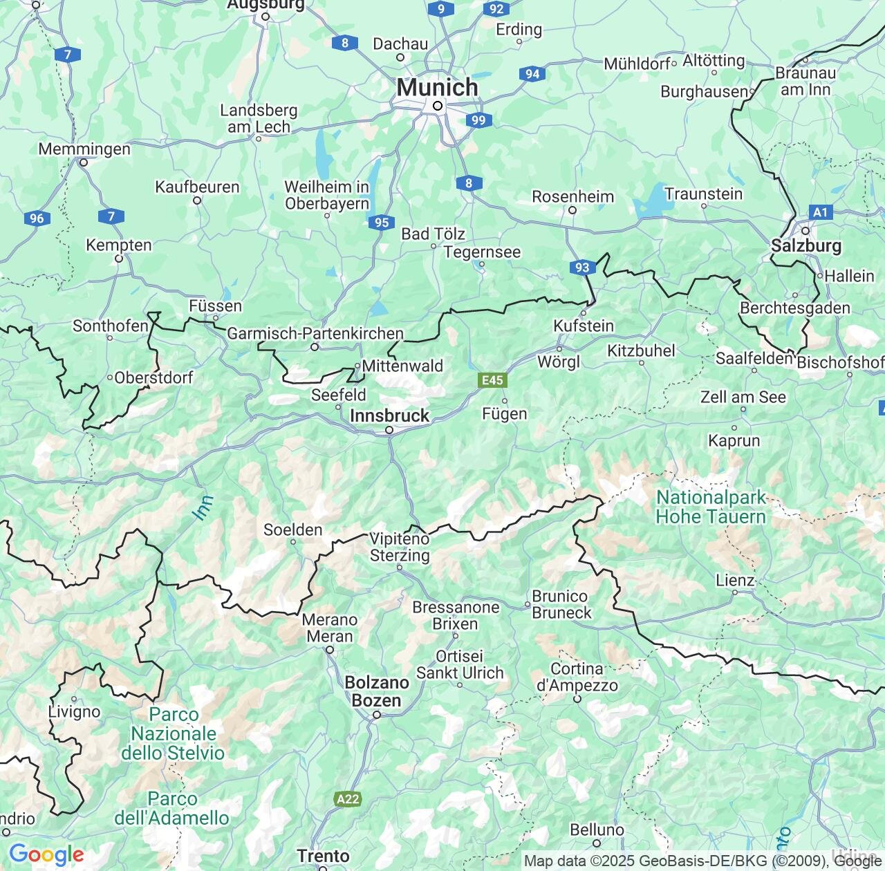 Map image for Intellectual Property Lawyers in Tyrol and Austria IP firms at coordinates  ; .