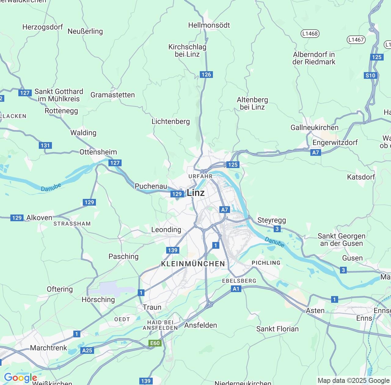 Map image for Intellectual Property Lawyers in Linz and Upper Austria IP firms at coordinates  ; .