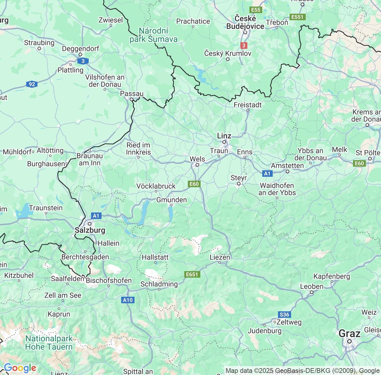 Map image for Intellectual Property Lawyers in Upper Austria and Austria IP firms at coordinates  ; .