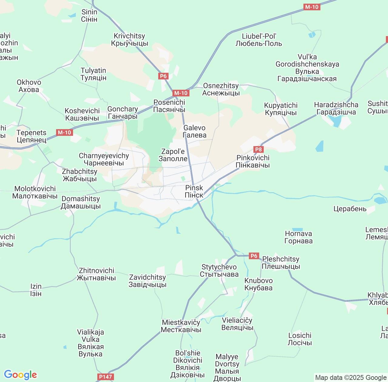 Map image for Intellectual Property Lawyers in Pinsk and Brest IP firms at coordinates  ; .