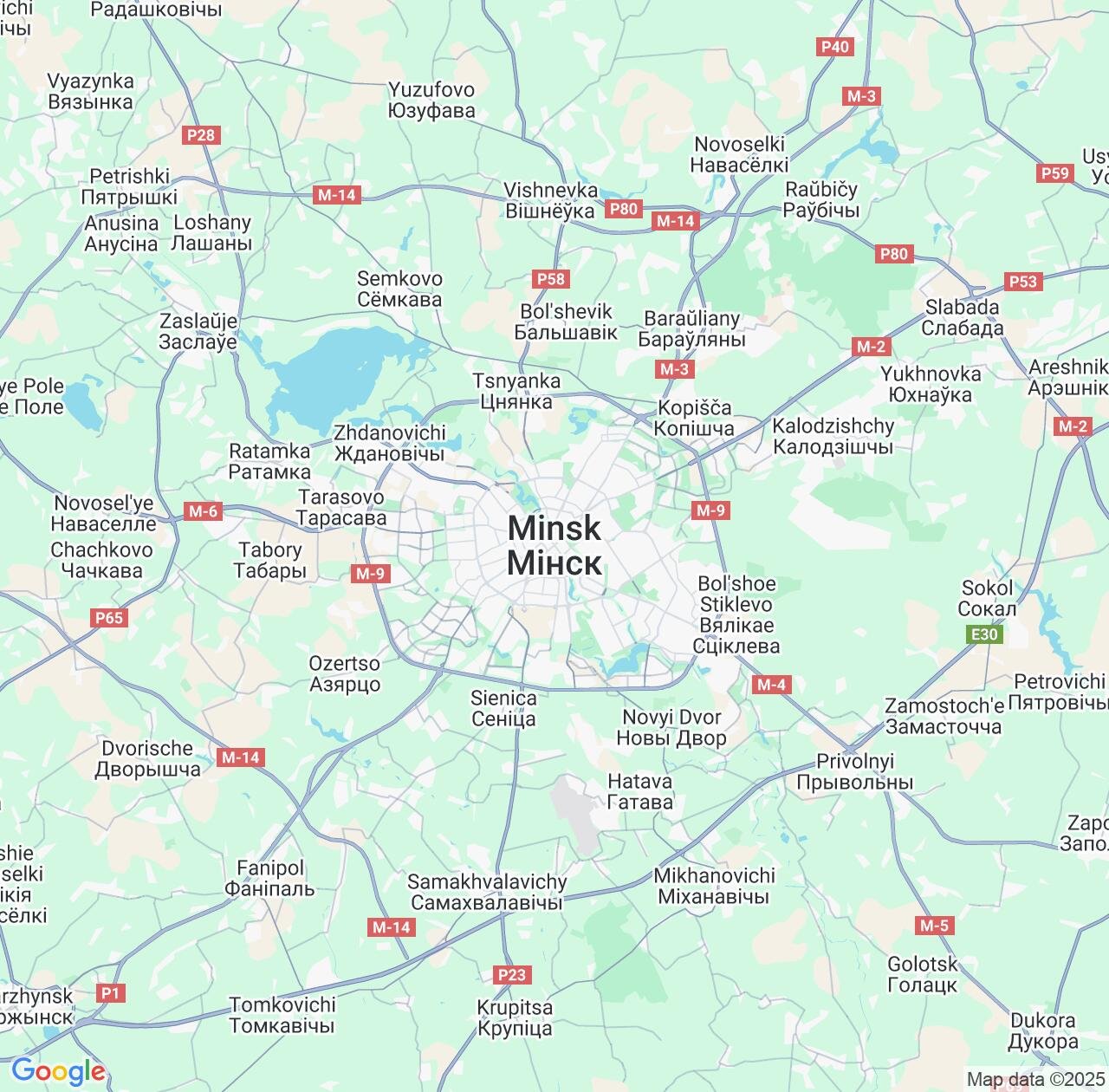 Map image for Intellectual Property Lawyers in Minsk City and Belarus IP firms at coordinates  ; .