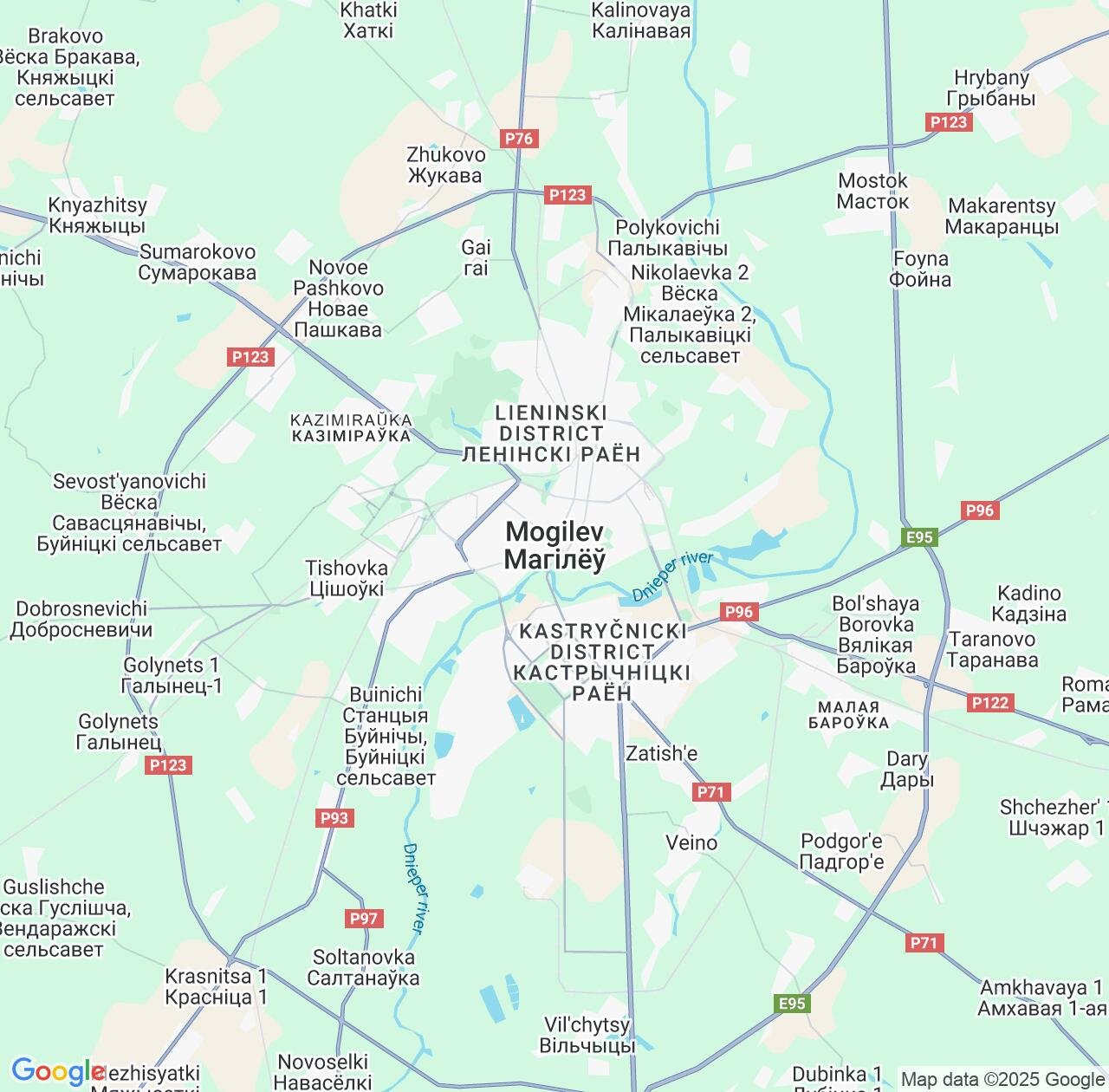 Map image for Intellectual Property Lawyers in Mogilev and Belarus IP firms at coordinates  ; .