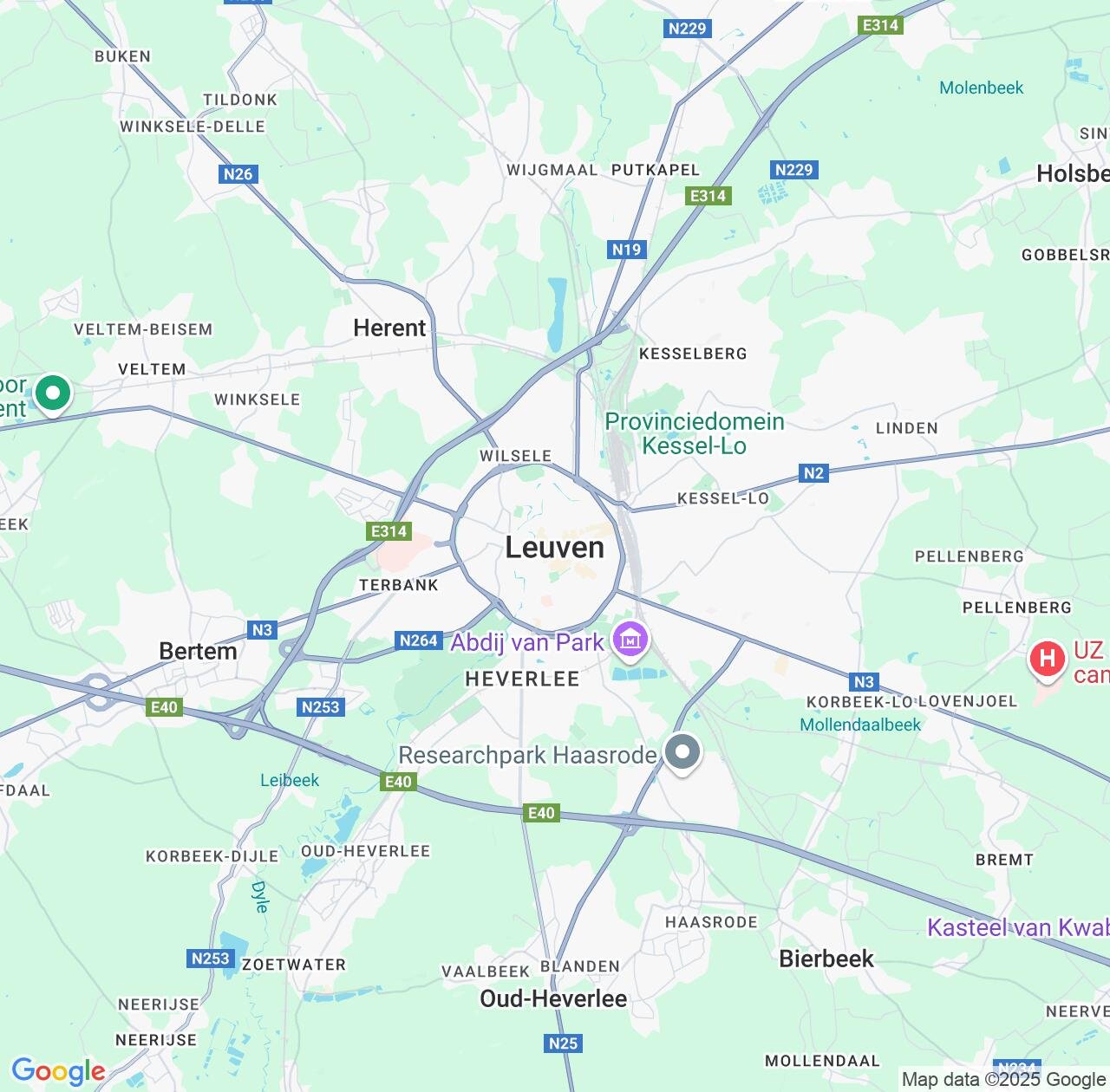 Map image for Intellectual Property Lawyers in Leuven and Flanders IP firms at coordinates  ; .