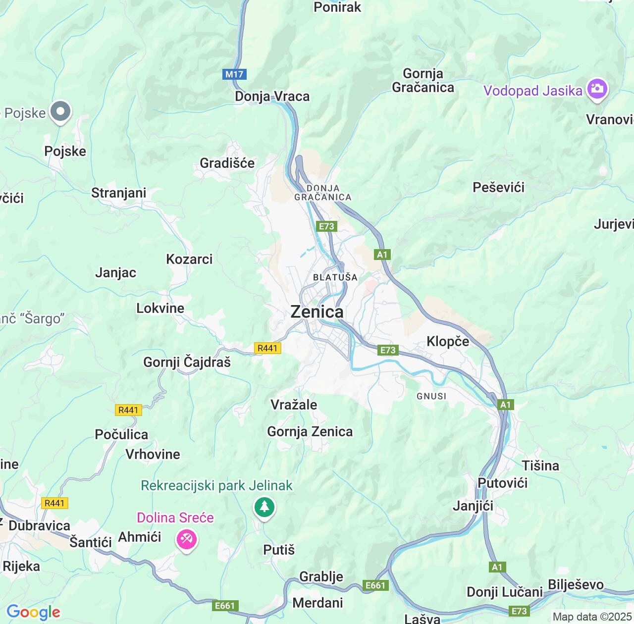 Map image for Intellectual Property Lawyers in Zenica and Federation of B&H IP firms at coordinates  ; .