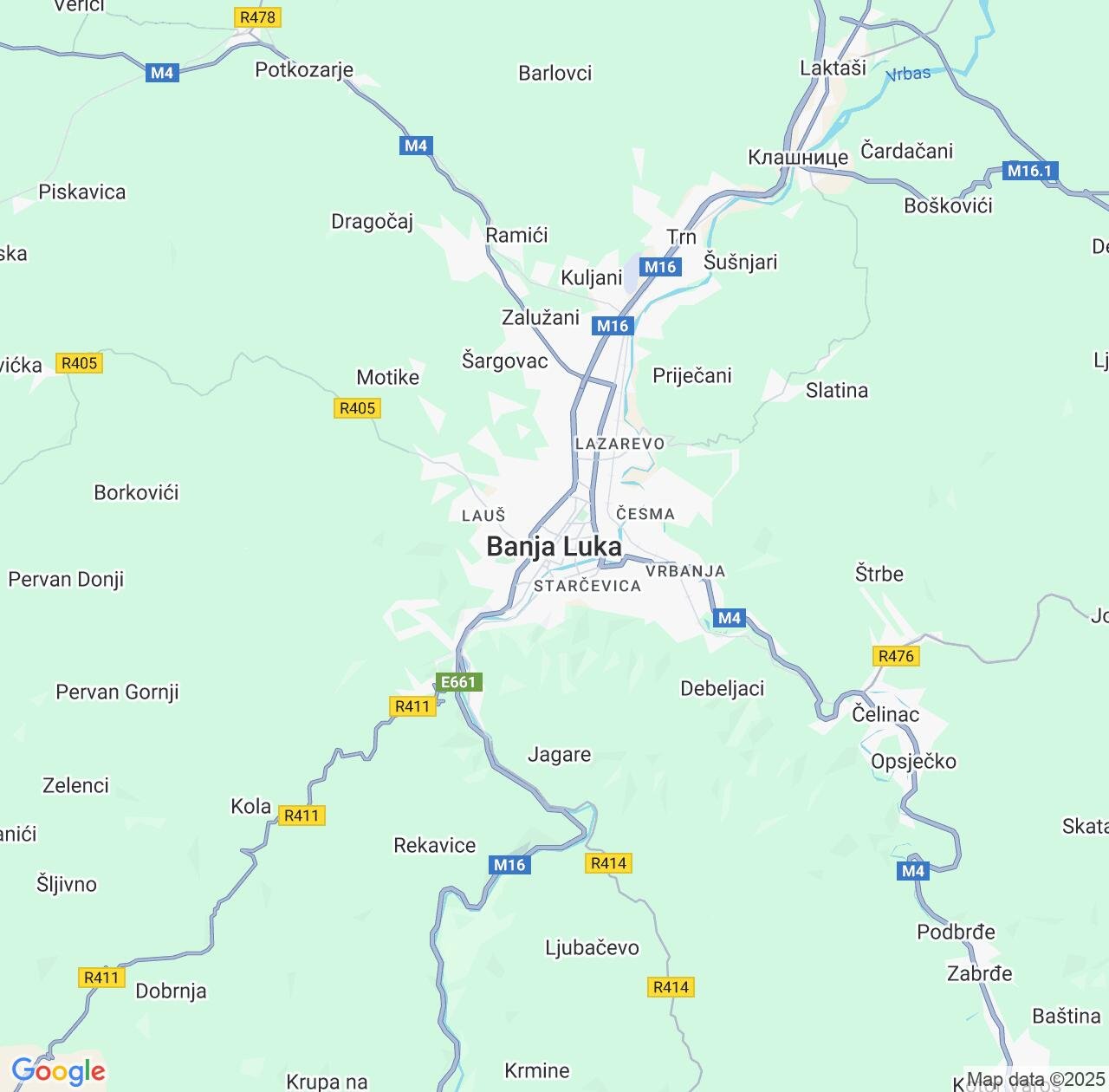 Map image for Intellectual Property Lawyers in Banja Luka and Srpska IP firms at coordinates  ; .
