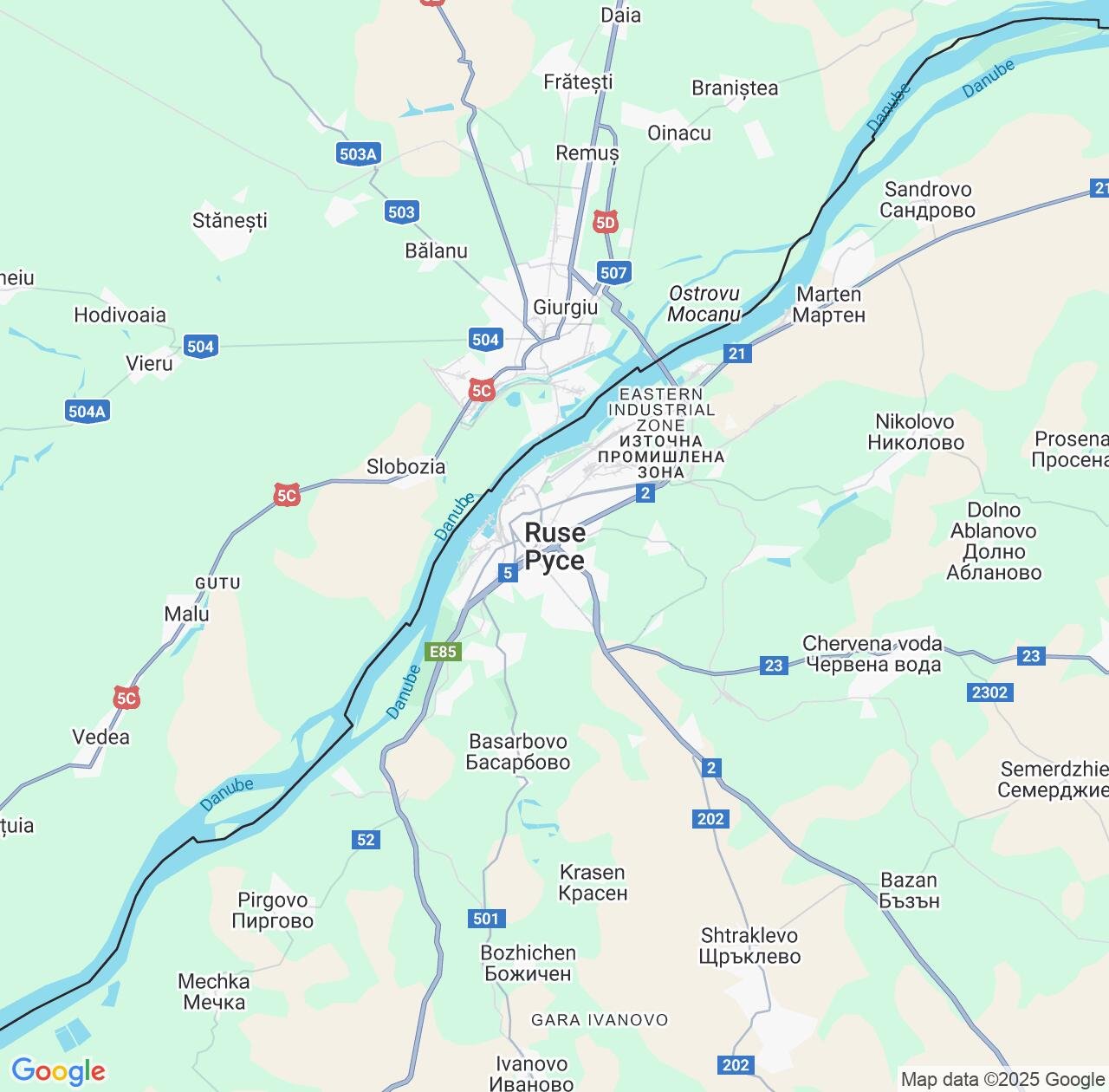 Map image for Intellectual Property Lawyers in Ruse and Bulgaria IP firms at coordinates  ; .