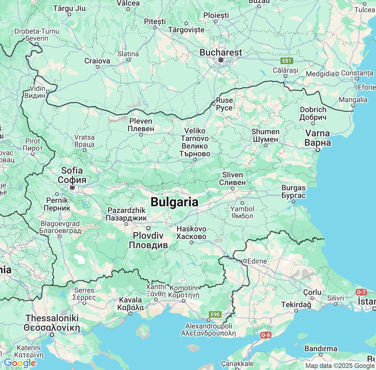 Map image for Intellectual Property Lawyers in Bulgaria and Europe IP firms at coordinates  ; .