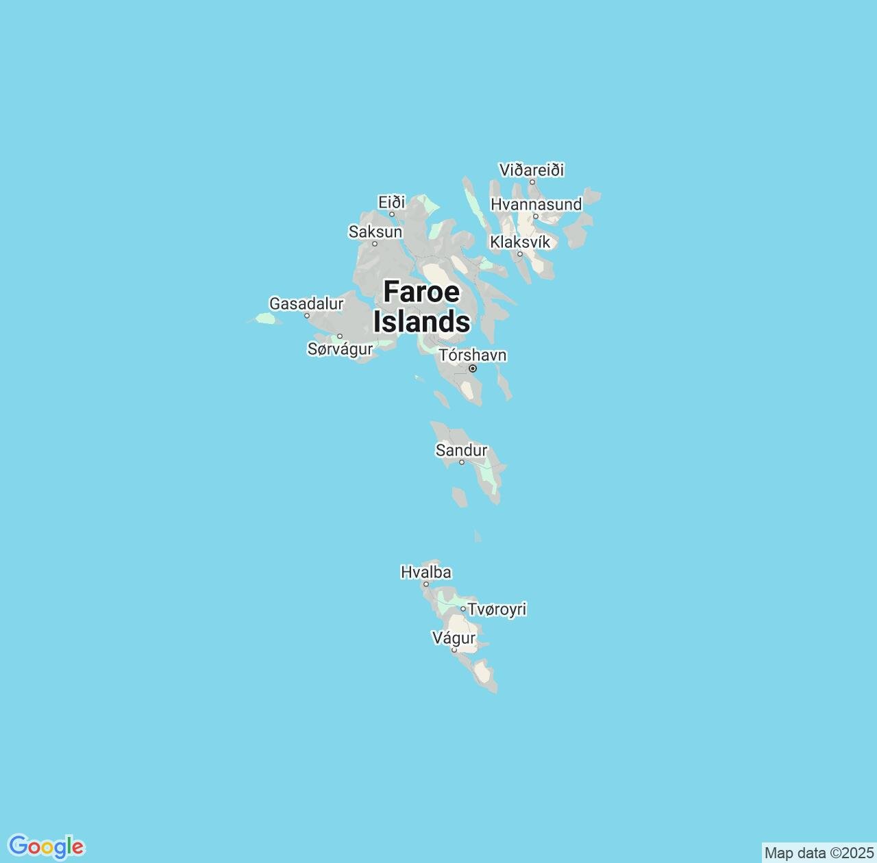 Map image for Intellectual Property Lawyers in Faroe Islands and Europe IP firms at coordinates  ; .