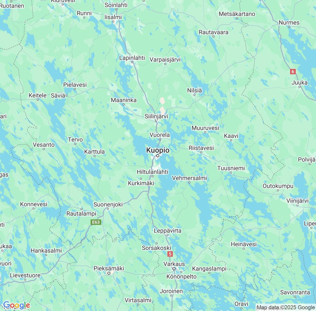 Map image for Intellectual Property Lawyers in Kuopio and North Savo IP firms at coordinates  ; .