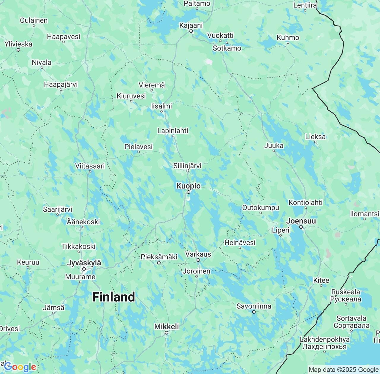 Map image for Intellectual Property Lawyers in North Savo and Finland IP firms at coordinates  ; .