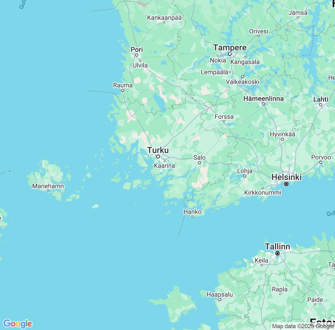 Map image for Intellectual Property Lawyers in Southwest Finland and Finland IP firms at coordinates  ; .