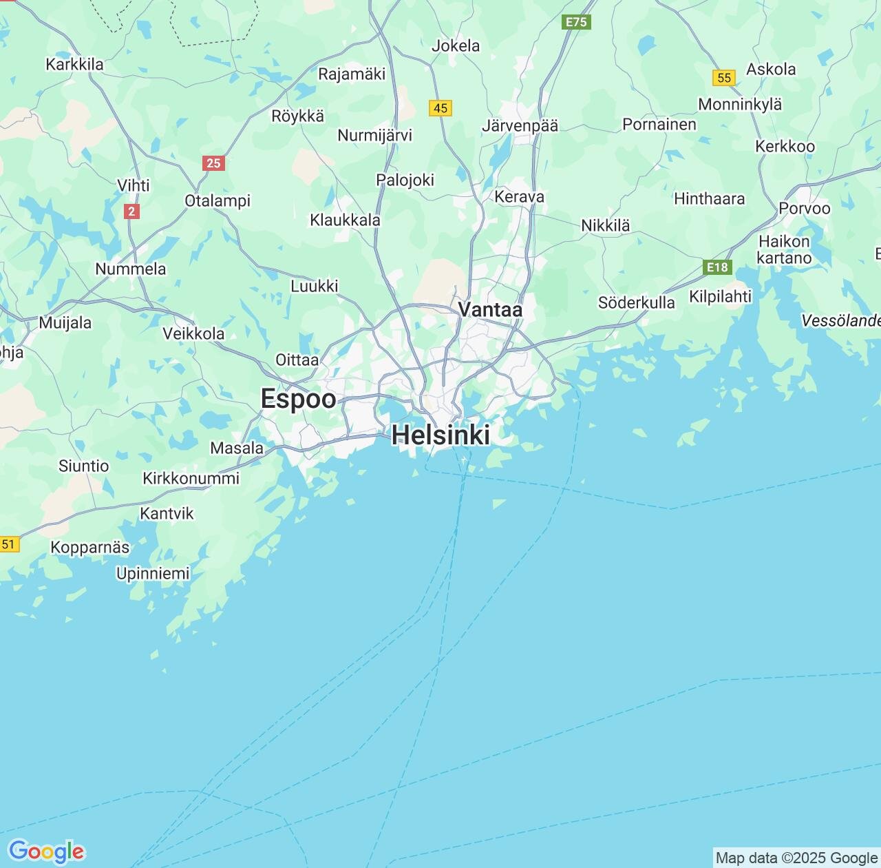 Map image for Intellectual Property Lawyers in Helsinki and Uusimaa IP firms at coordinates  ; .