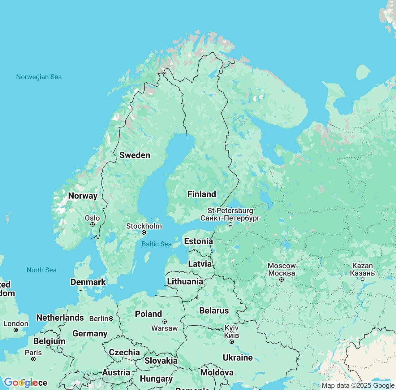 Map image for Intellectual Property Lawyers in Finland and Europe IP firms at coordinates  ; .
