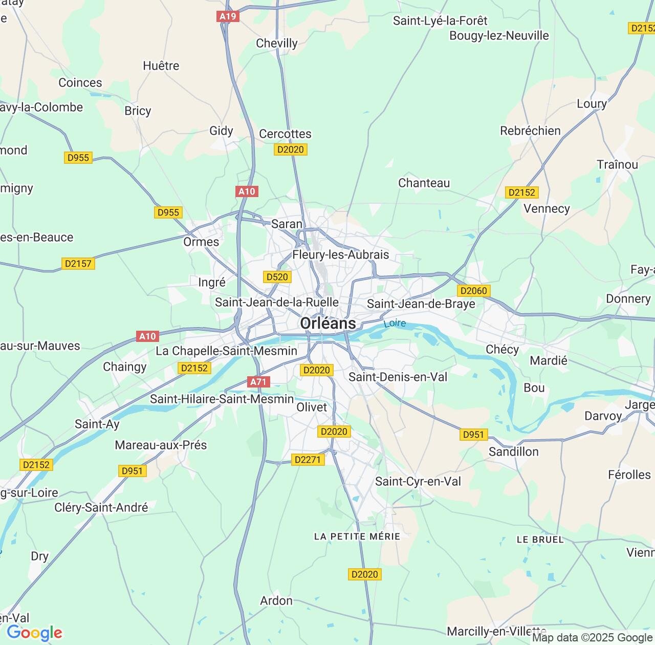 Map image for Intellectual Property Lawyers in Orleans and Centre IP firms at coordinates  ; .