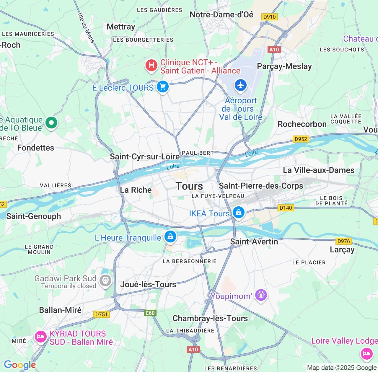 Map image for Intellectual Property Lawyers in Tours and Centre IP firms at coordinates  ; .
