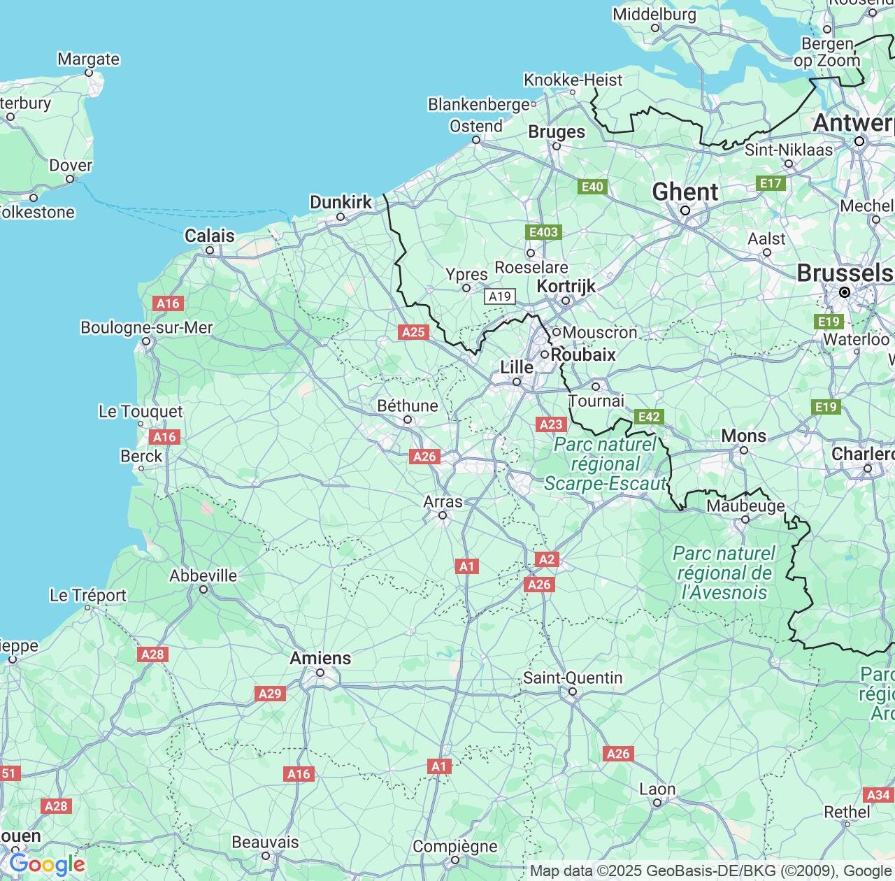 Map image for Intellectual Property Lawyers in Hauts-de-France and France IP firms at coordinates  ; .