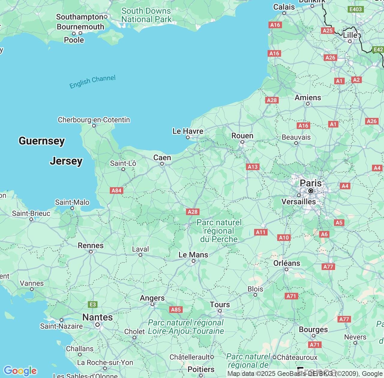 Map image for Intellectual Property Lawyers in Normandy and France IP firms at coordinates  ; .