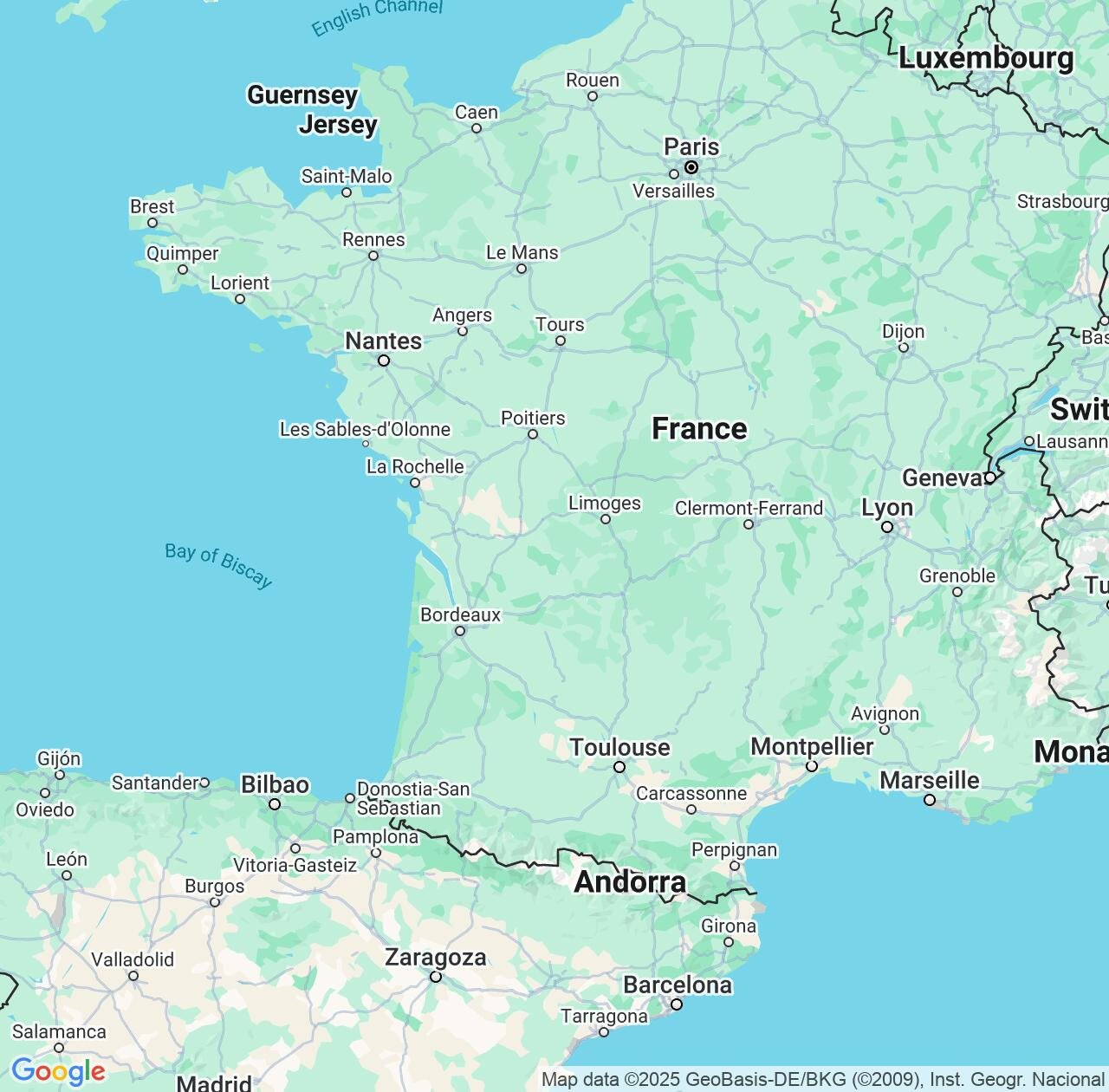 Map image for Intellectual Property Lawyers in Nouvelle-Aquitaine and France IP firms at coordinates  ; .