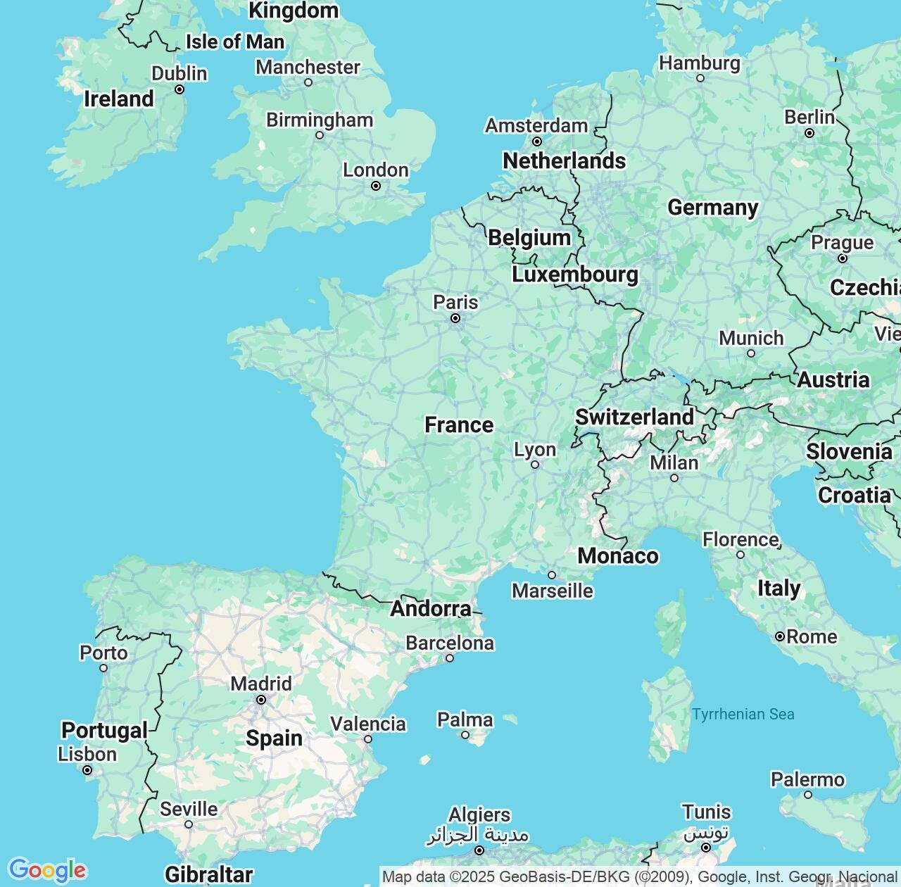Map image for Intellectual Property Lawyers in France and Europe IP firms at coordinates  ; .