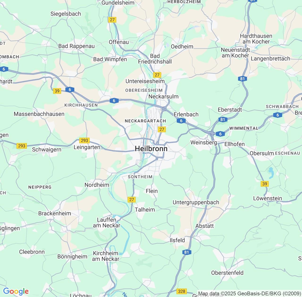 Map image for Intellectual Property Lawyers in Heilbronn and Baden-Wurttemberg IP firms at coordinates  ; .