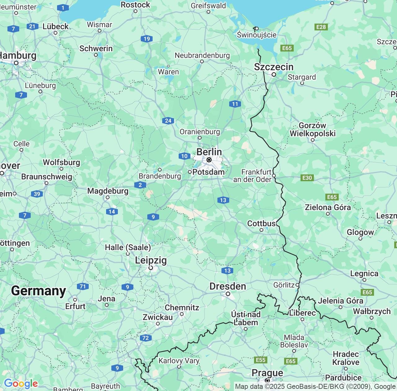 Map image for Intellectual Property Lawyers in Brandenburg and Germany IP firms at coordinates  ; .