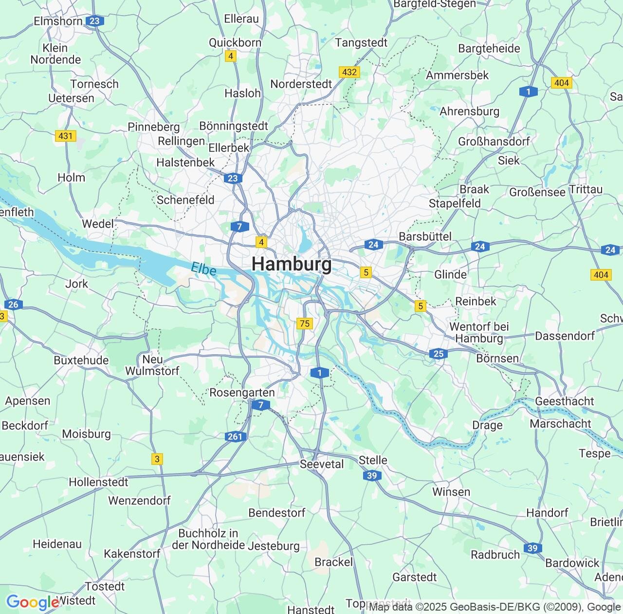 Map image for Intellectual Property Lawyers in Hamburg-Mitte and Hamburg IP firms at coordinates  ; .