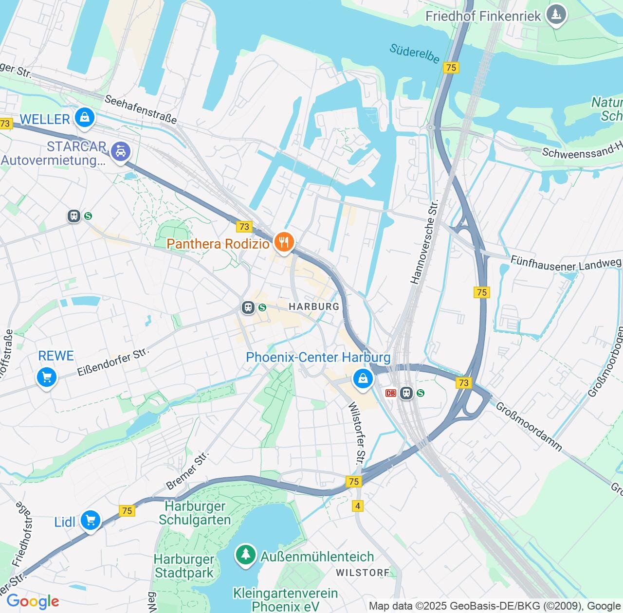 Map image for Intellectual Property Lawyers in Harburg and Hamburg IP firms at coordinates  ; .