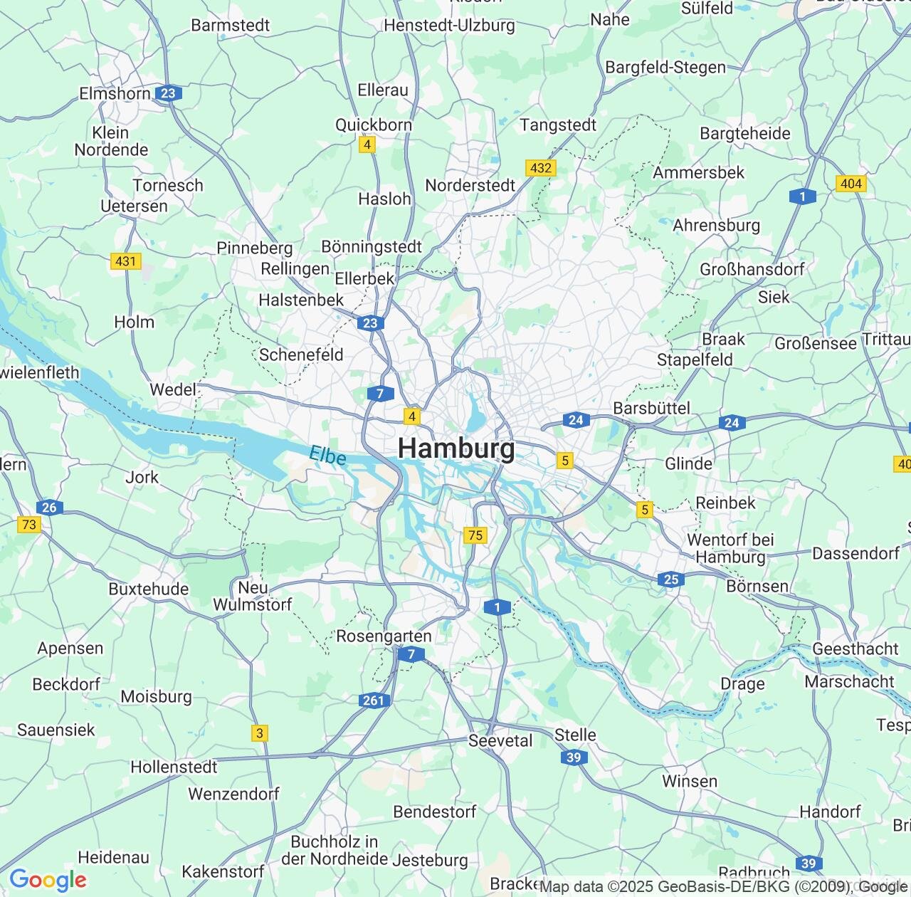Map image for Intellectual Property Lawyers in Hamburg and Germany IP firms at coordinates  ; .