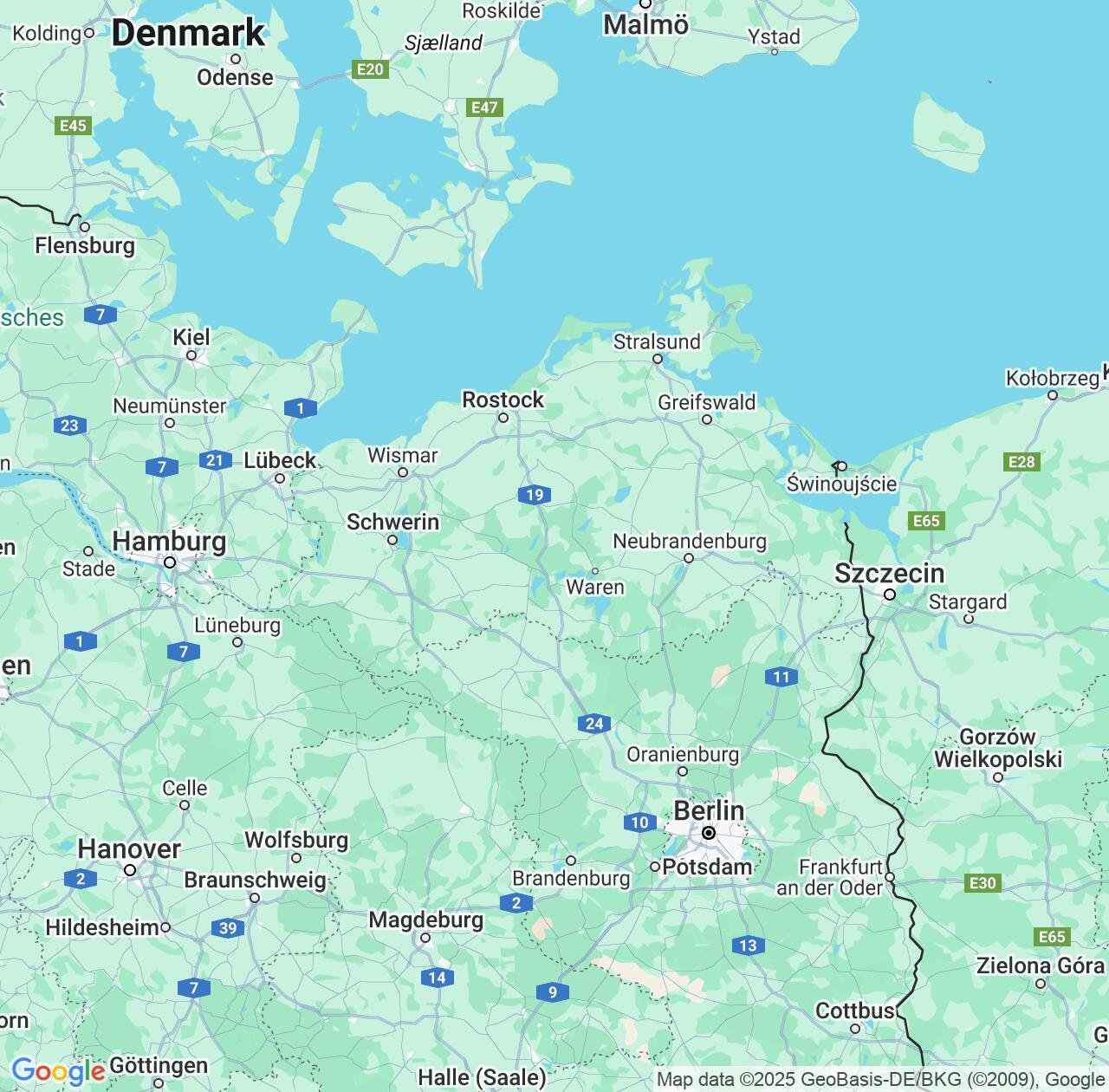 Map image for Intellectual Property Lawyers in Mecklenburg-Vorpommern and Germany IP firms at coordinates  ; .