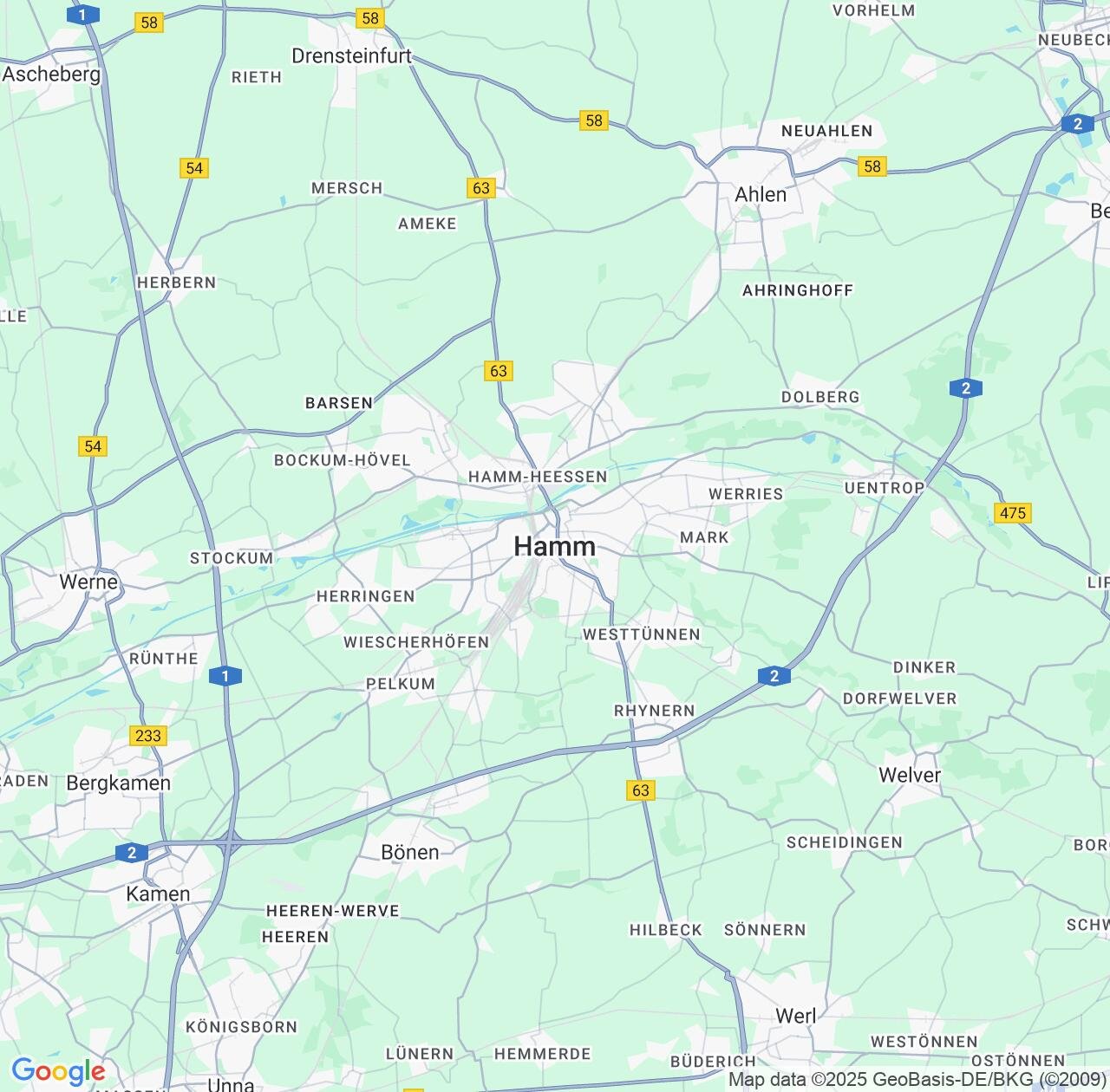 Map image for Intellectual Property Lawyers in Hamm and North Rhine-Westphalia IP firms at coordinates  ; .