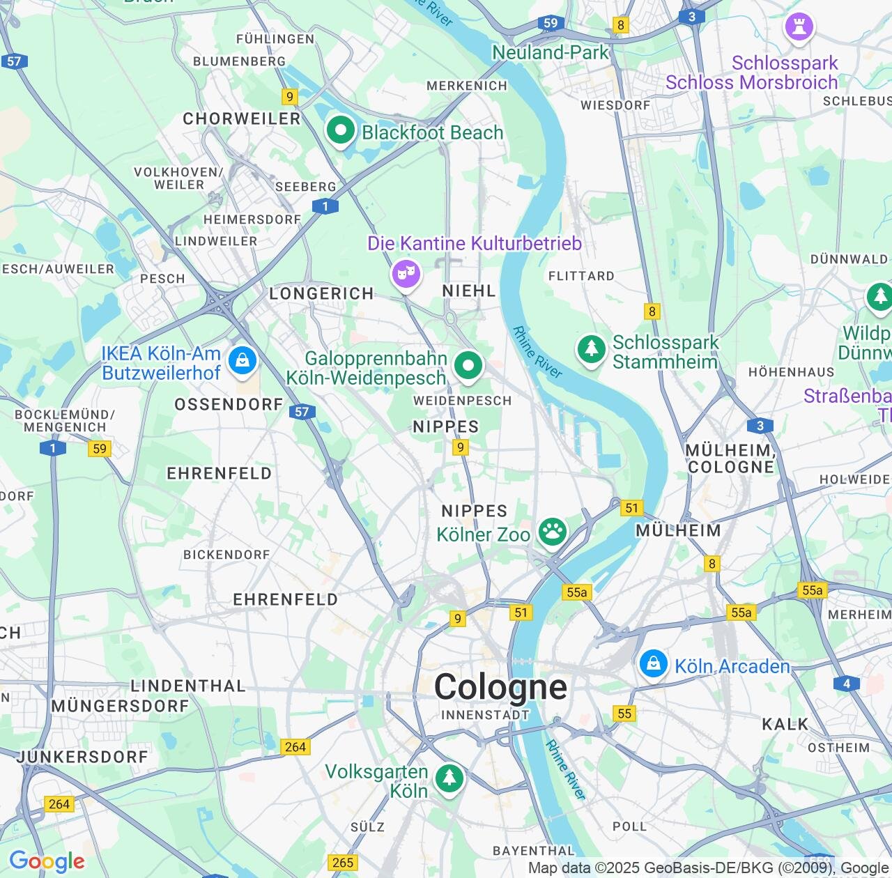 Map image for Intellectual Property Lawyers in Nippes and North Rhine-Westphalia IP firms at coordinates  ; .
