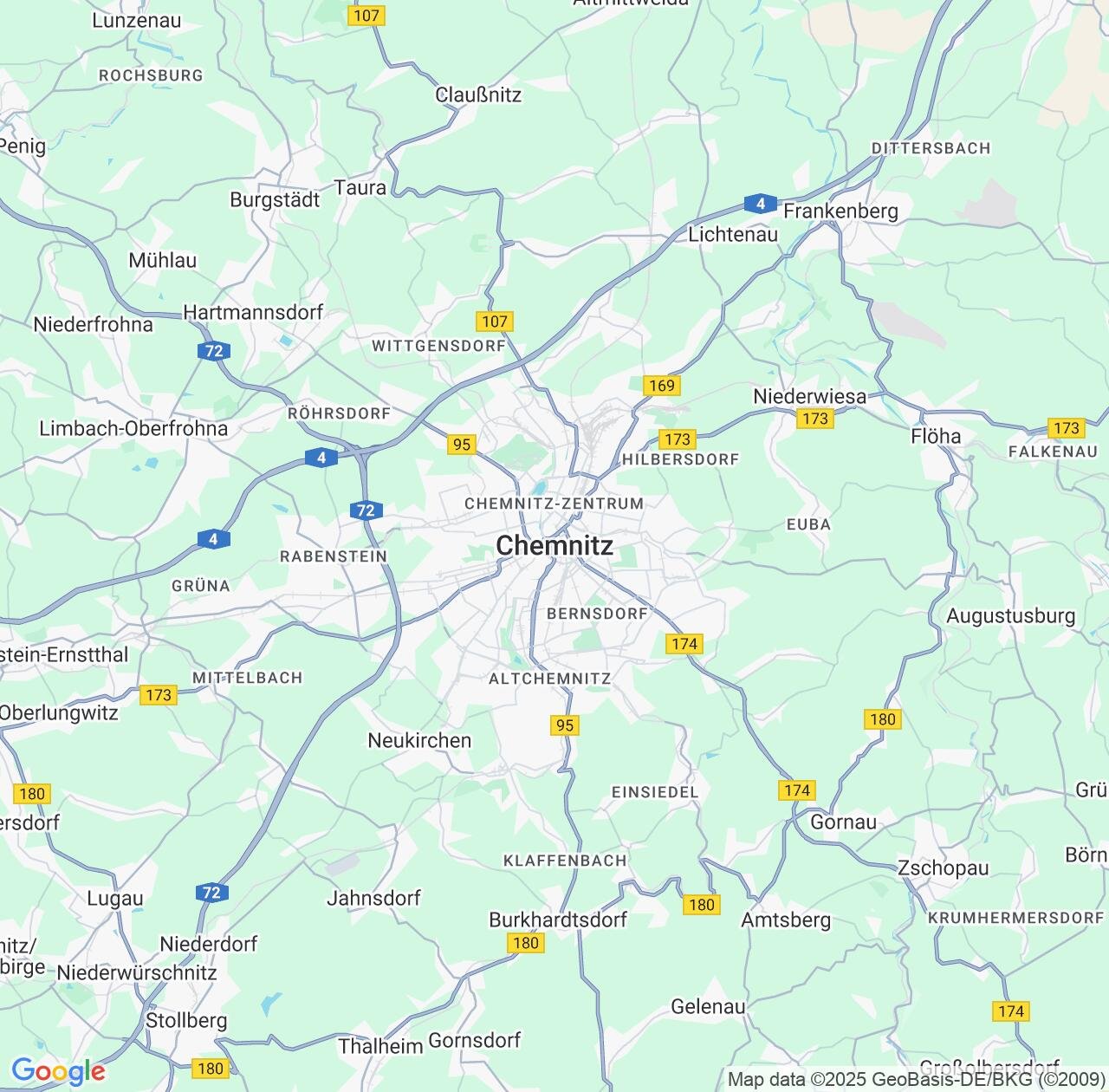 Map image for Intellectual Property Lawyers in Chemnitz and Saxony IP firms at coordinates  ; .