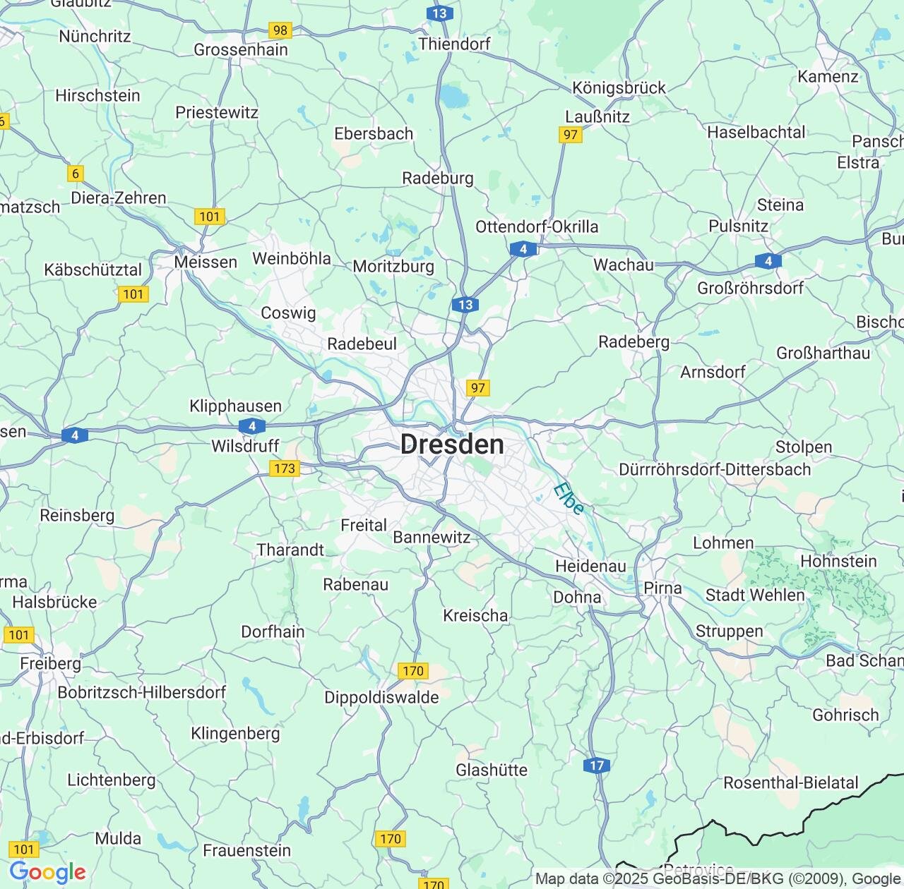 Map image for Intellectual Property Lawyers in Dresden and Saxony IP firms at coordinates  ; .