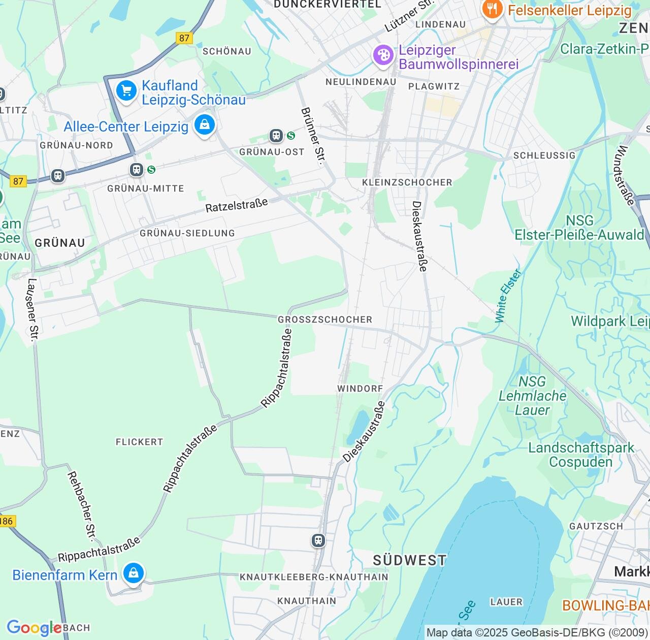 Map image for Intellectual Property Lawyers in Grosszschocher and Saxony IP firms at coordinates  ; .