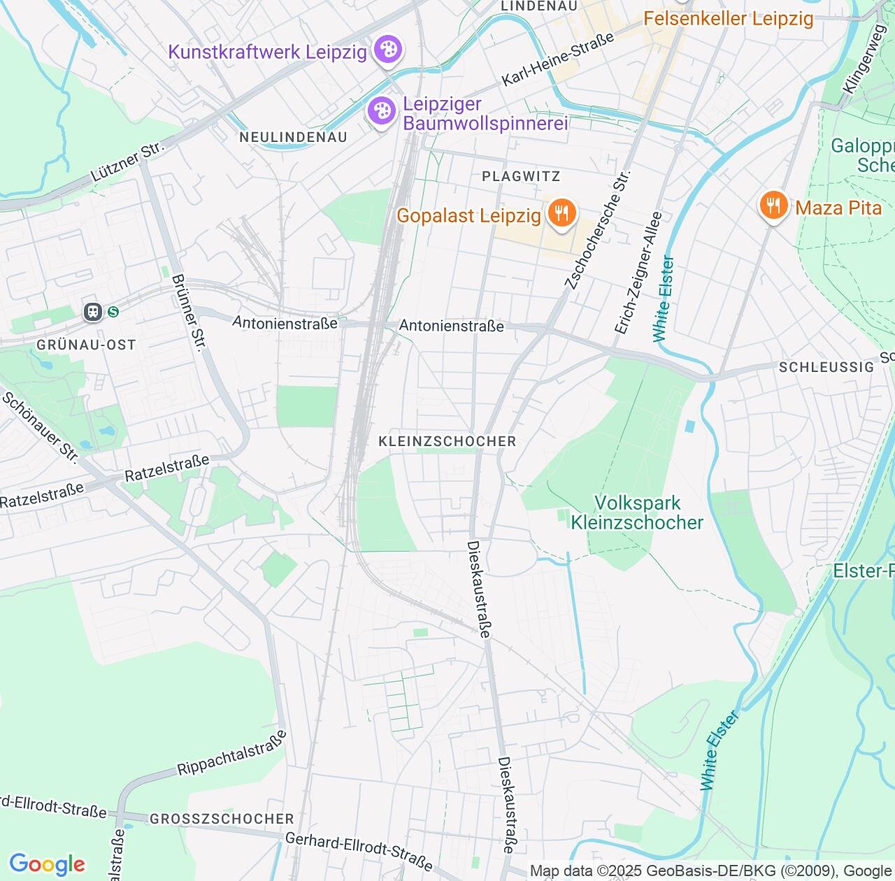 Map image for Intellectual Property Lawyers in Kleinzschocher and Saxony IP firms at coordinates  ; .