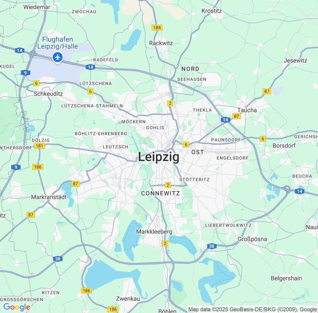 Map image for Intellectual Property Lawyers in Leipzig and Saxony IP firms at coordinates  ; .