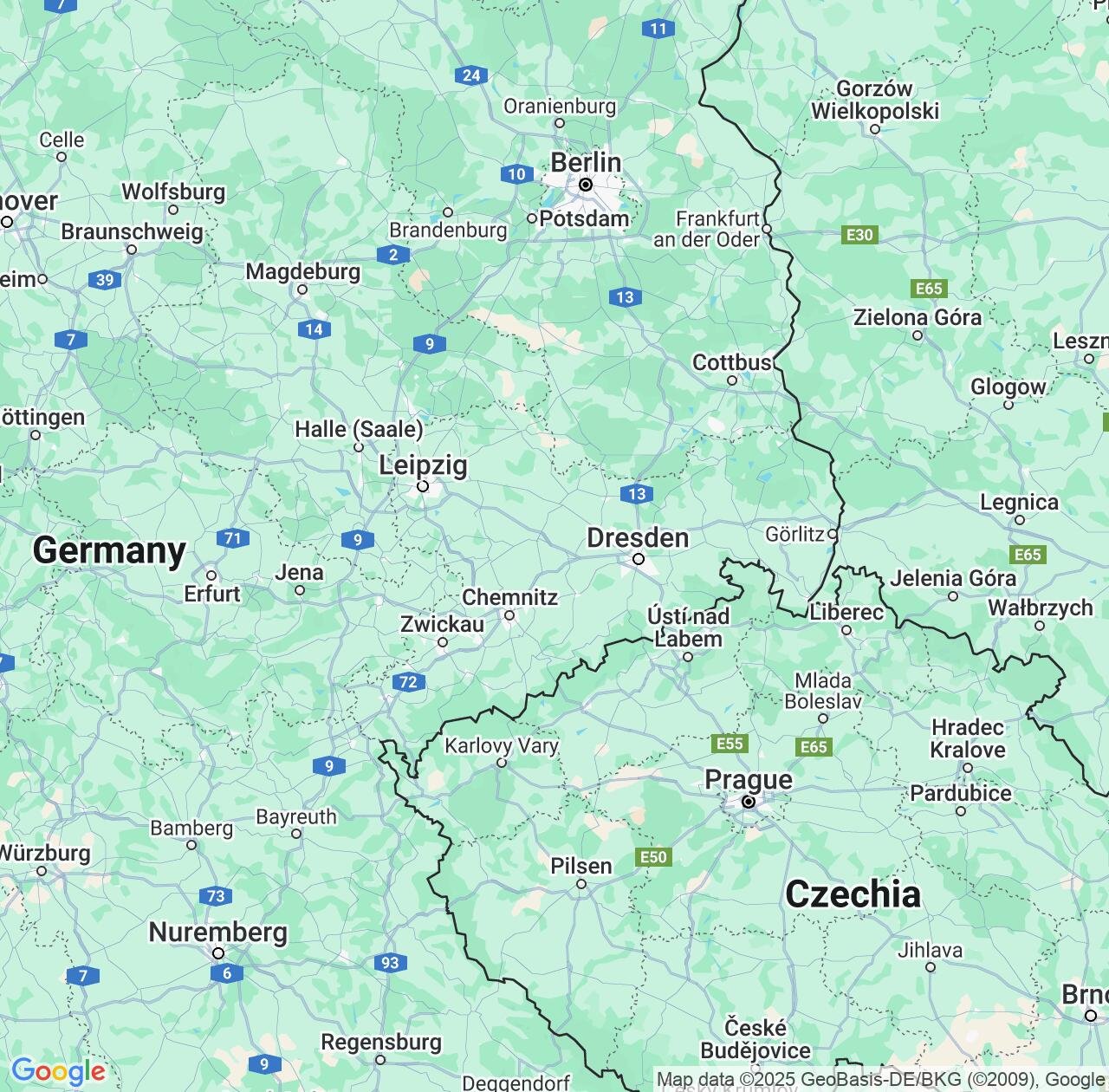 Map image for Intellectual Property Lawyers in Saxony and Germany IP firms at coordinates  ; .