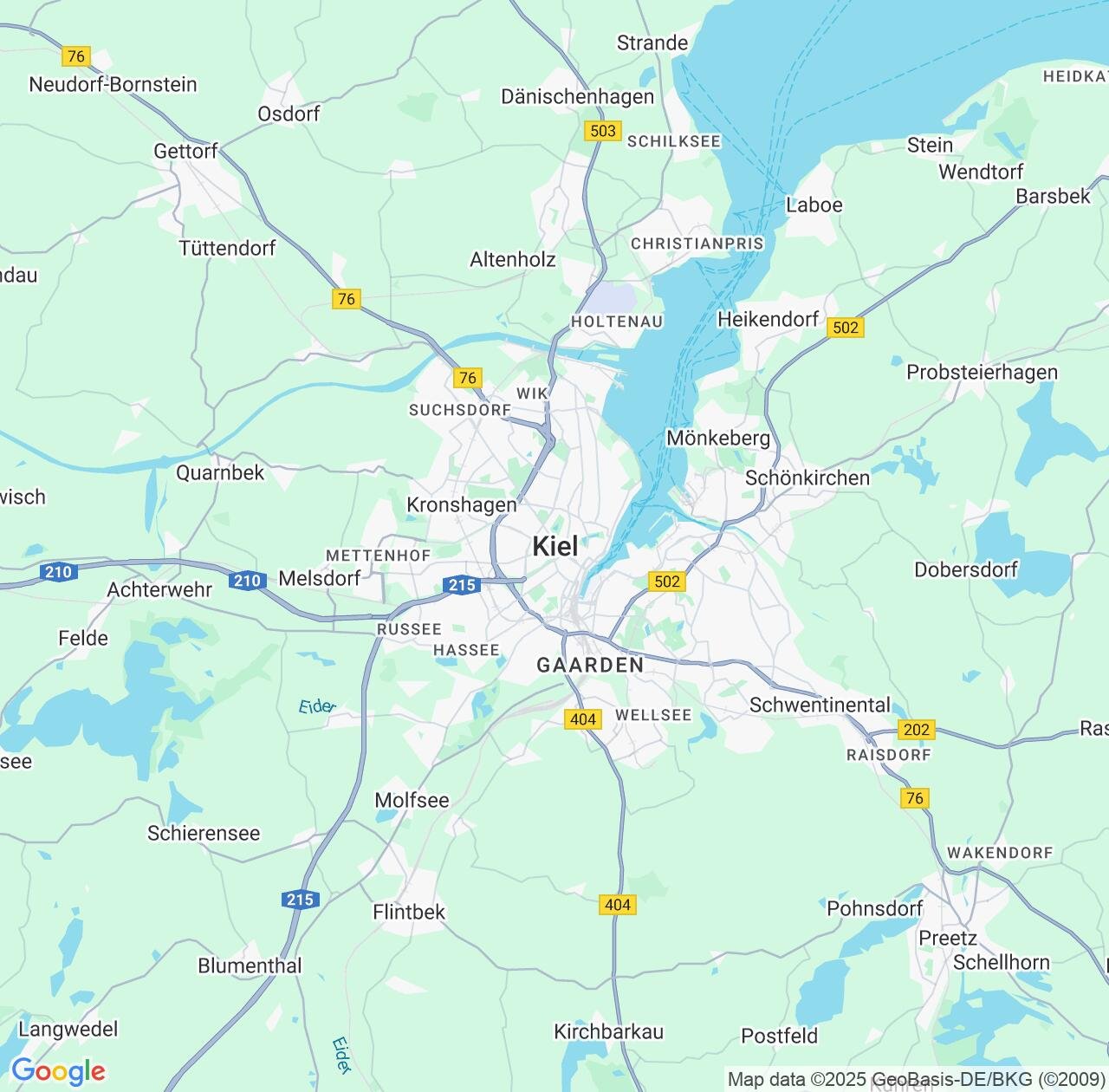 Map image for Intellectual Property Lawyers in Kiel and Schleswig-Holstein IP firms at coordinates  ; .