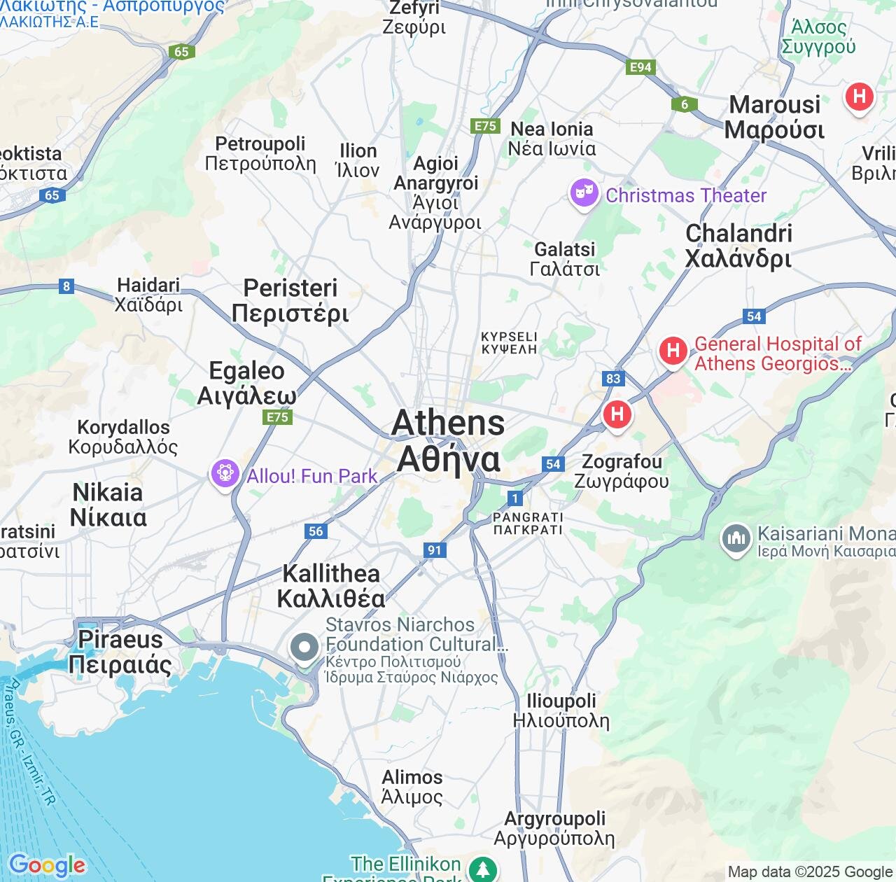 Map image for Intellectual Property Lawyers in Athens and Attica IP firms at coordinates  ; .