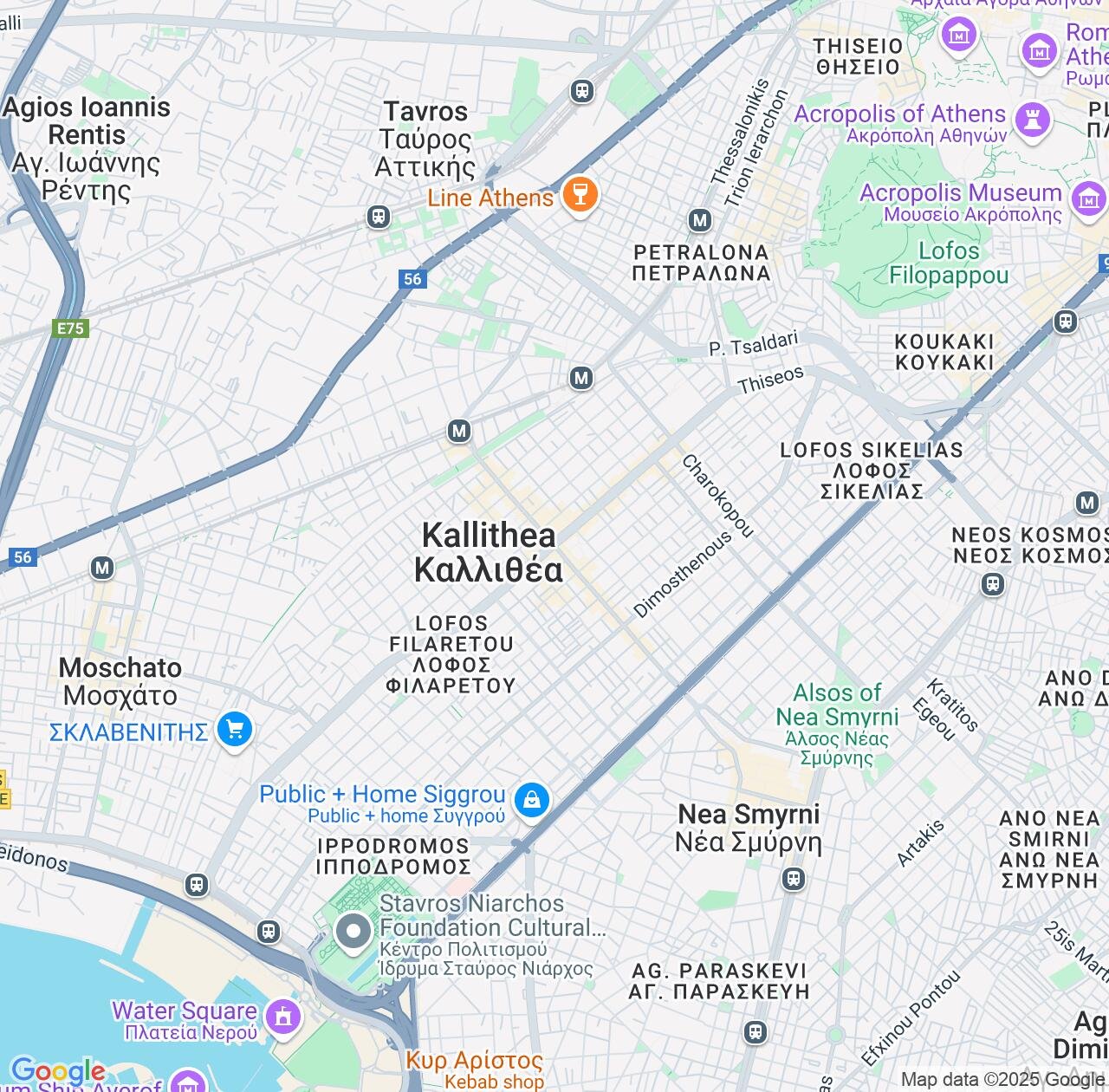 Map image for Intellectual Property Lawyers in Kallithea and Attica IP firms at coordinates  ; .