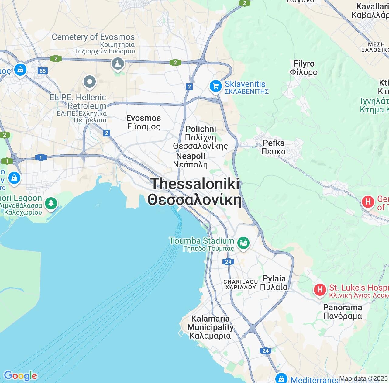 Map image for Intellectual Property Lawyers in Thessaloniki and Central Macedonia IP firms at coordinates  ; .
