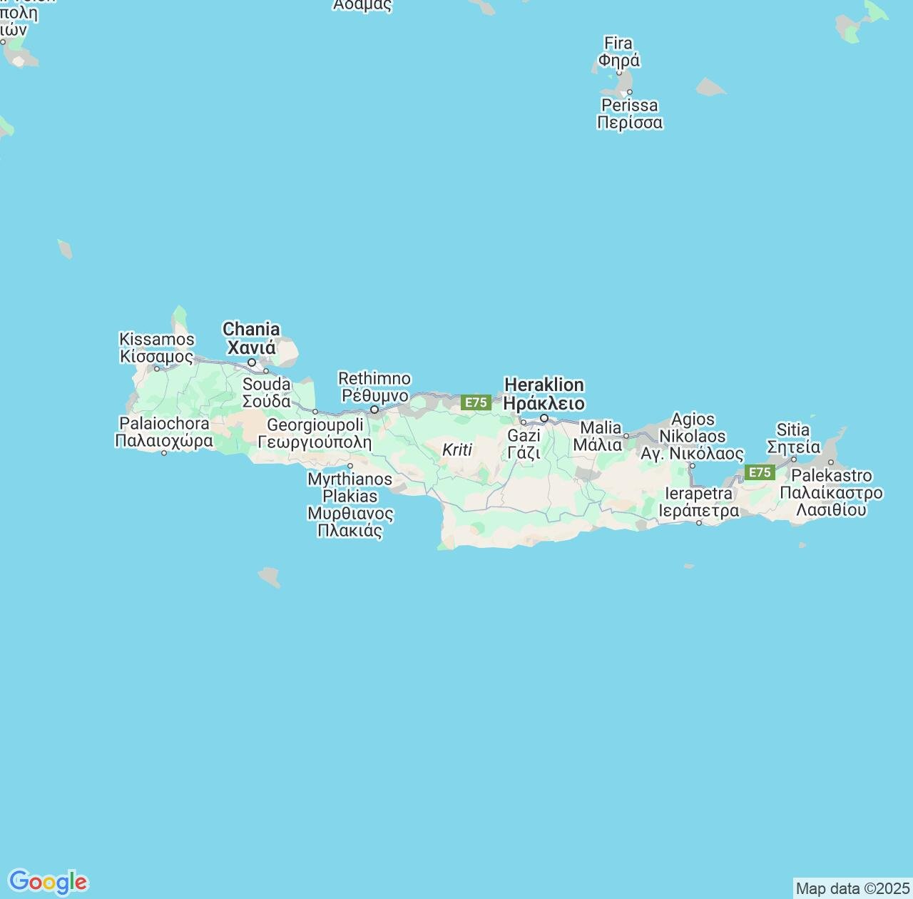 Map image for Intellectual Property Lawyers in Crete and Greece IP firms at coordinates  ; .