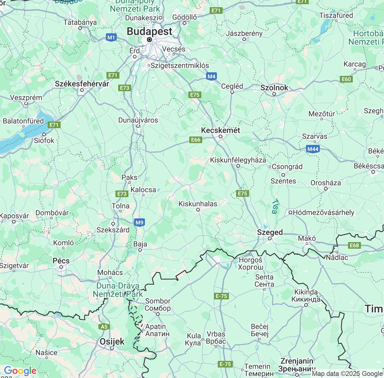 Map image for Intellectual Property Lawyers in Bács-Kiskun and Hungary IP firms at coordinates  ; .
