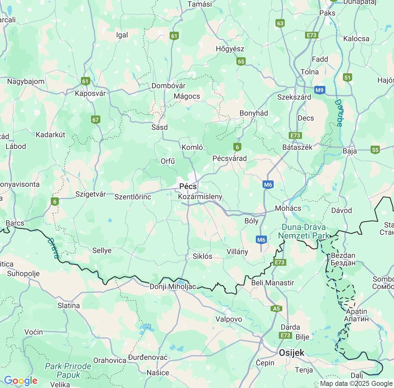 Map image for Intellectual Property Lawyers in Baranya and Hungary IP firms at coordinates  ; .