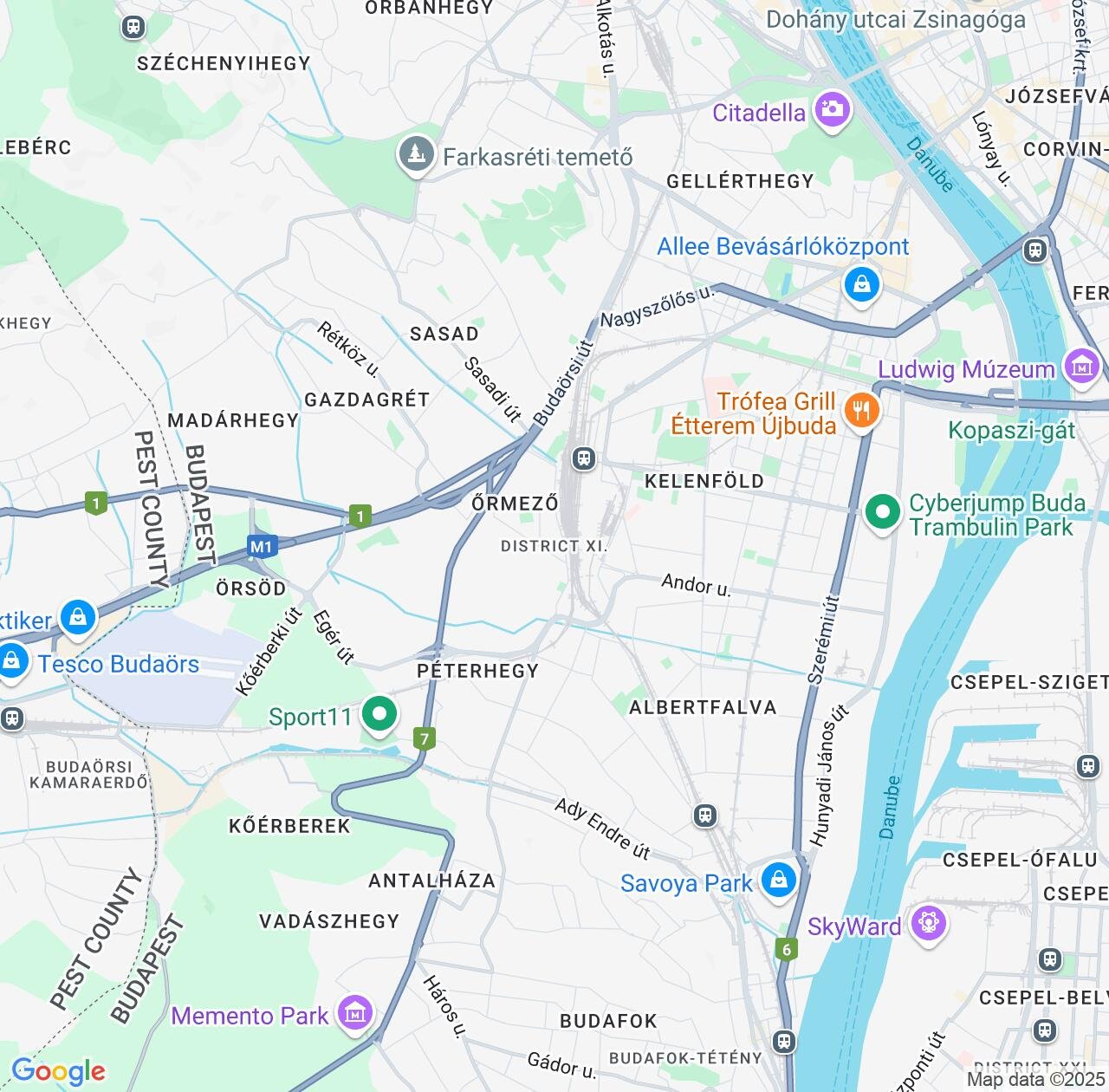 Map image for Intellectual Property Lawyers in Budapest XI. keruelet and Budapest IP firms at coordinates  ; .
